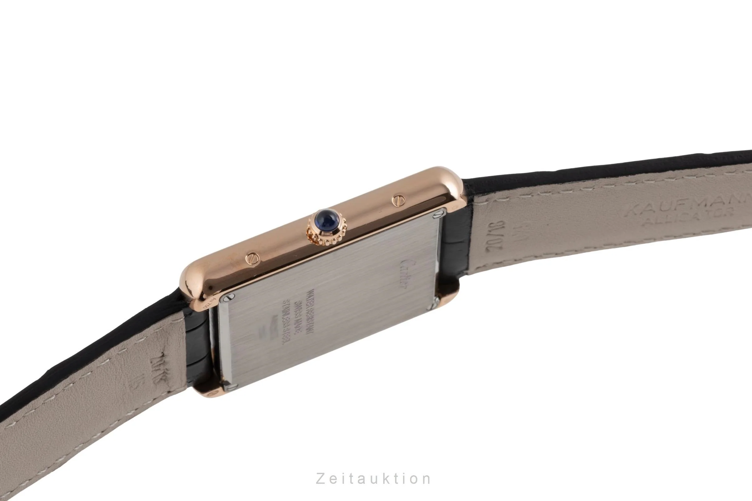 Cartier Tank 18 ct gold quartz men's watch W5200025  [2504848] - Image 13