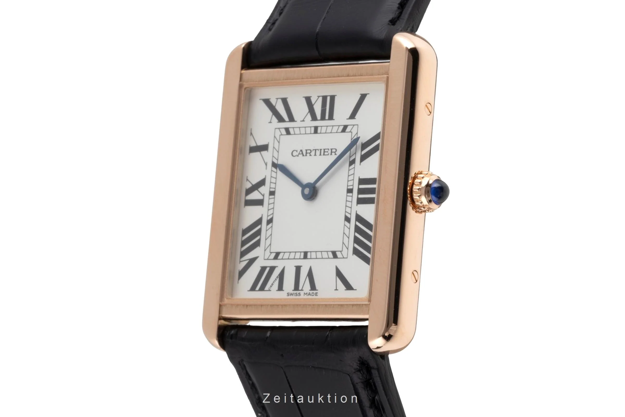 Cartier Tank 18 ct gold quartz men's watch W5200025  [2504848] - Image 7
