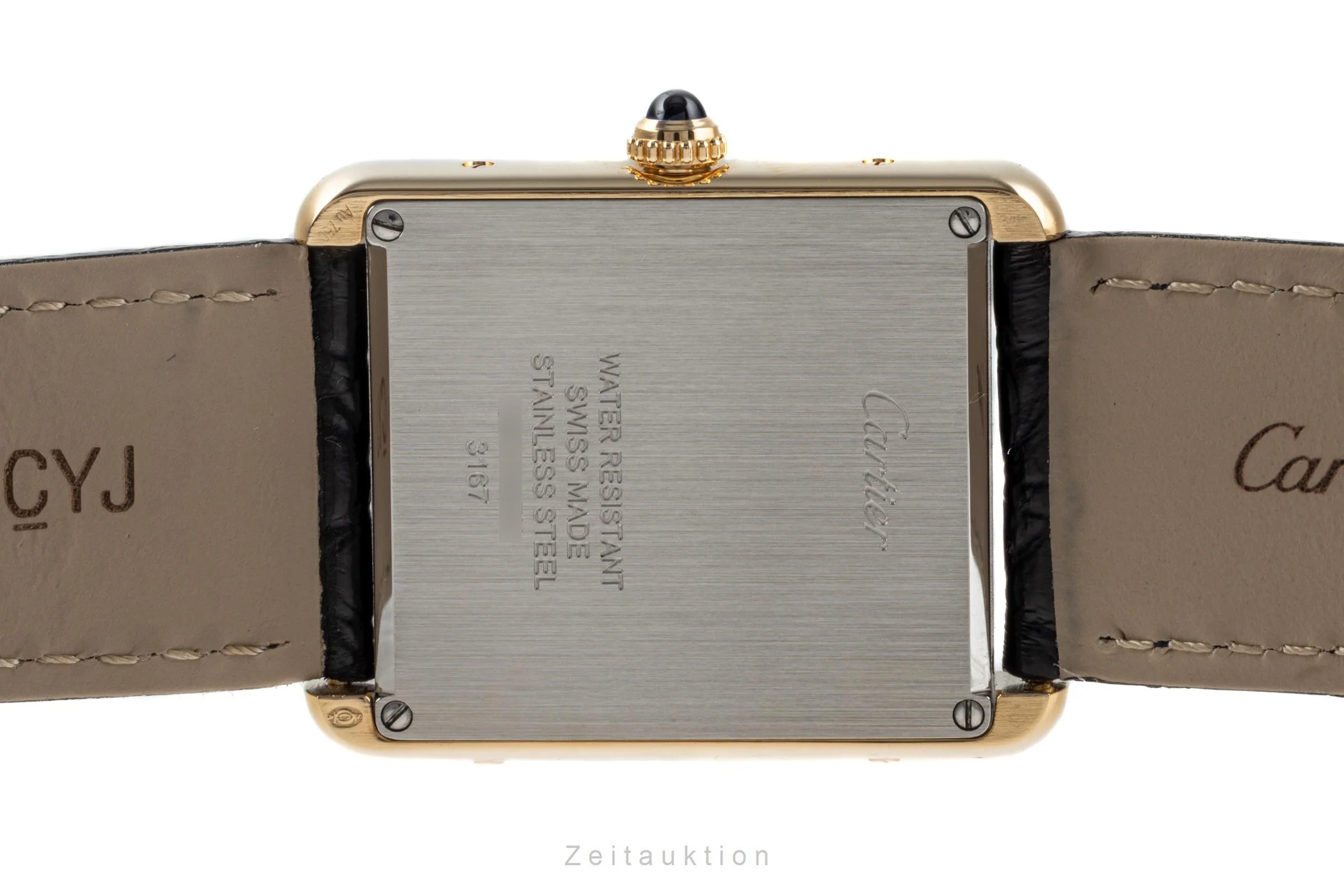 Cartier Tank 18 ct gold quartz unisex W5200004, 3167  [2206728] - Image 9