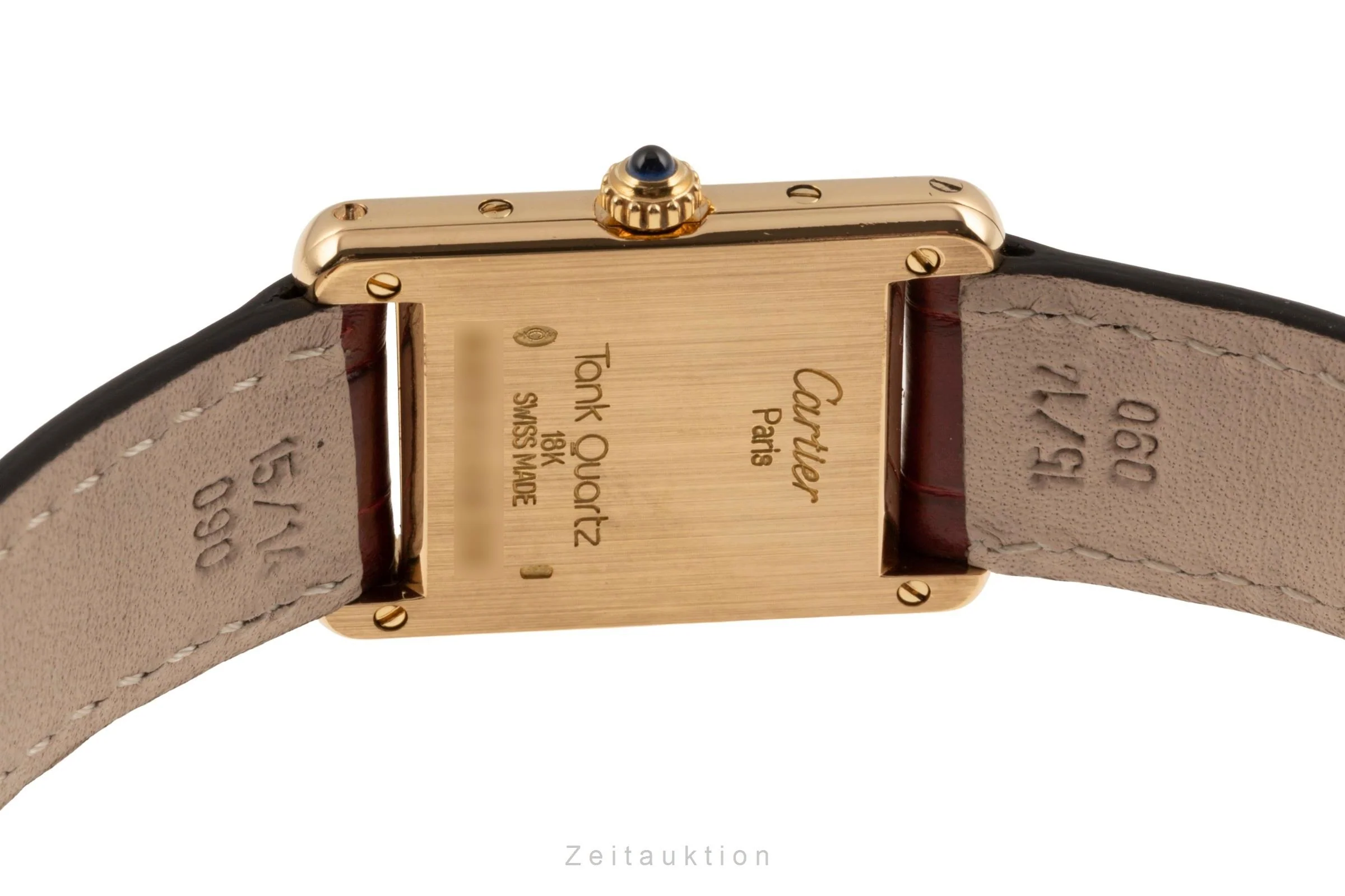 Cartier Tank 18 ct gold quartz women's watch 66001  [2503837] - Image 12