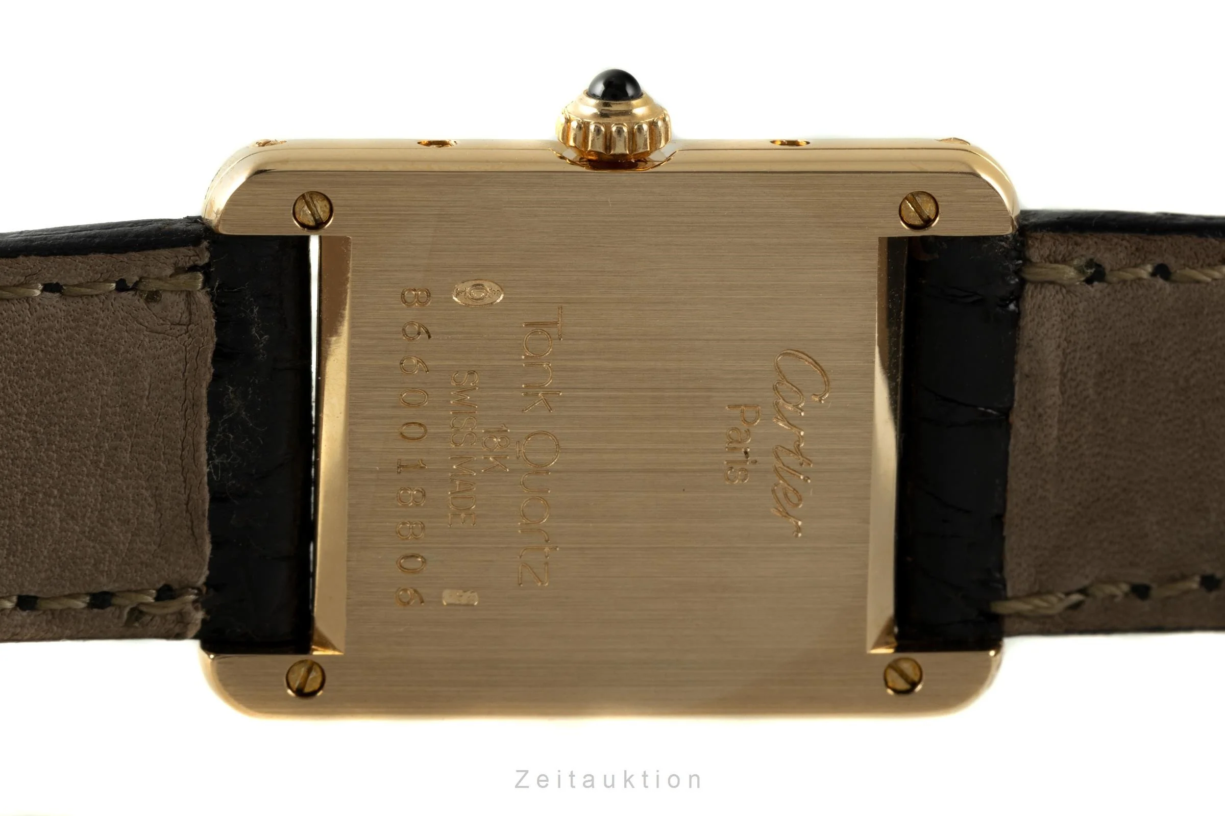 Cartier Tank 18 ct gold quartz women's watch 866001  [2108020] - Image 11