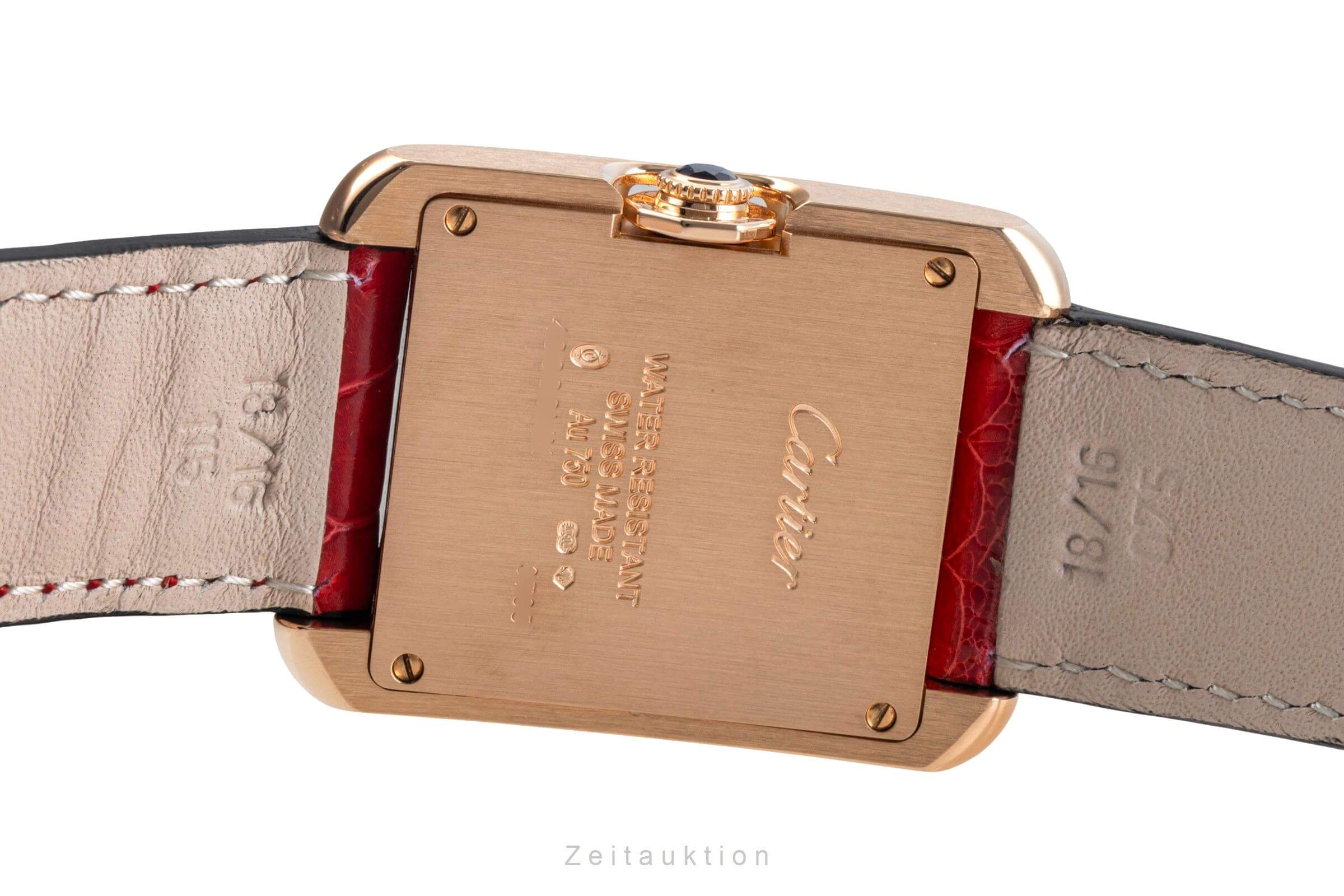 Cartier Tank 18 ct gold quartz women's watch W5310042  [2500021] - Image 12