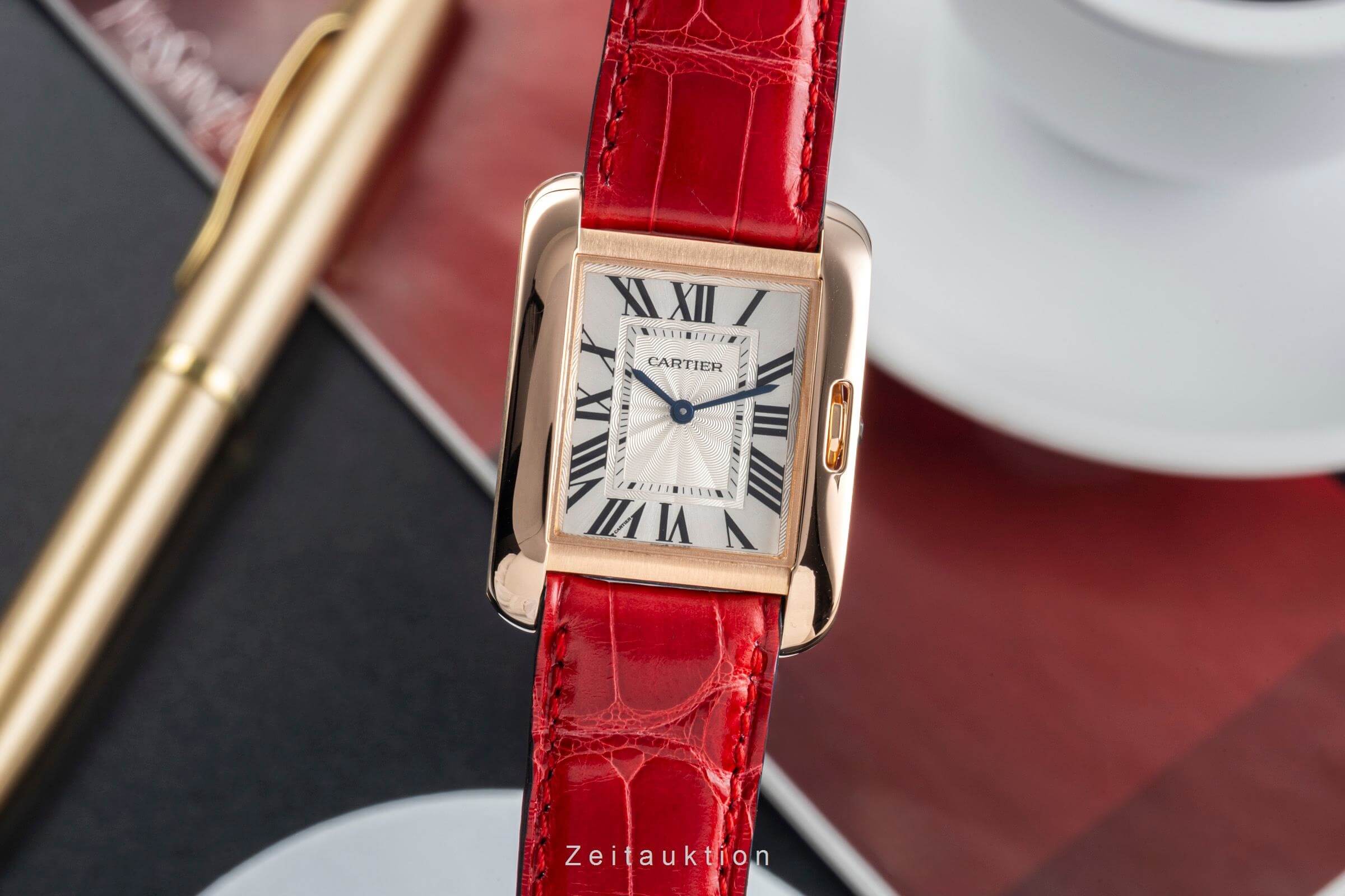 Cartier Tank 18 ct gold quartz women's watch W5310042  [2500021] - Image 2