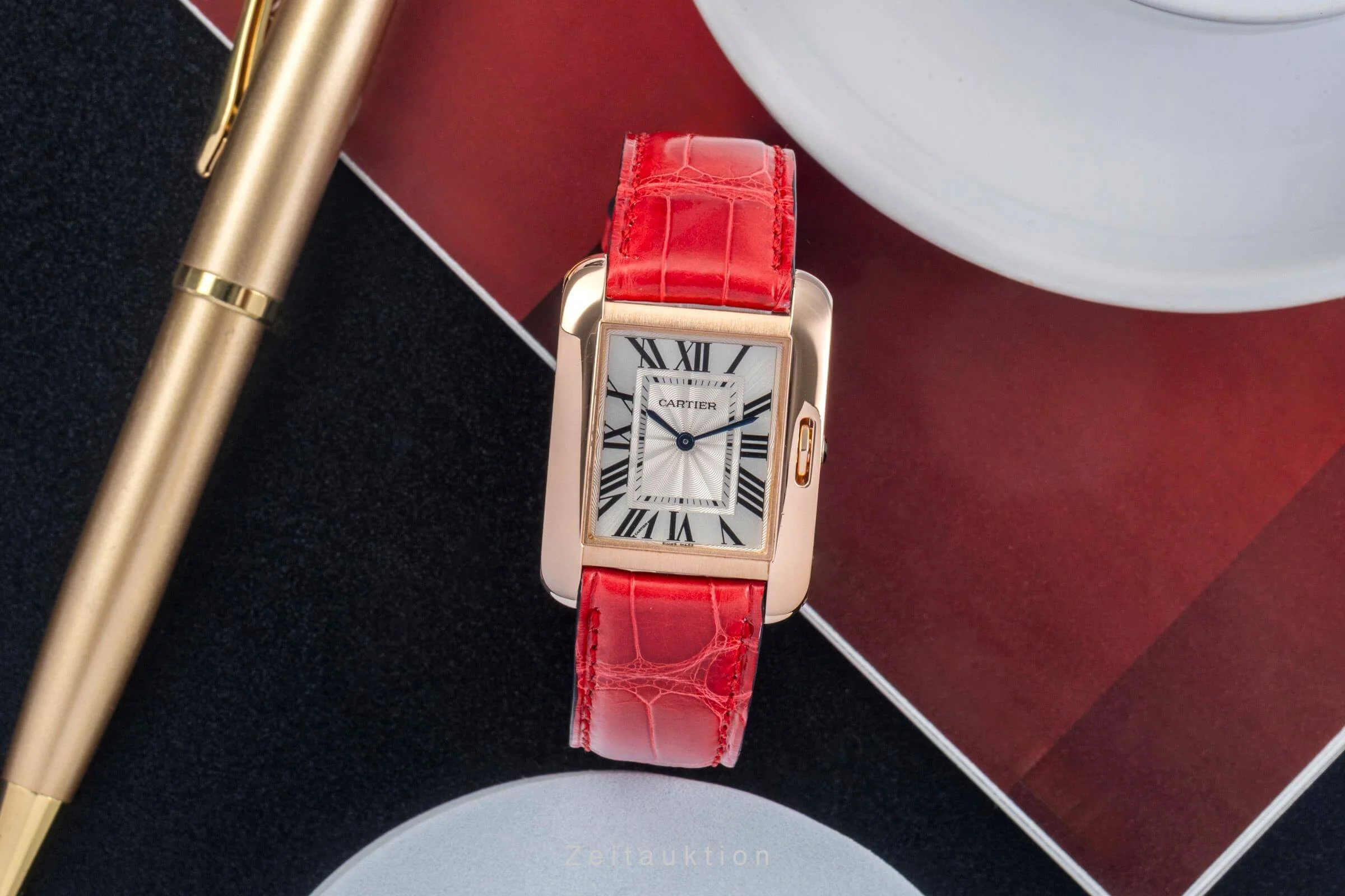 Cartier Tank 18 ct gold quartz women's watch W5310042  [2500021] - Image 4