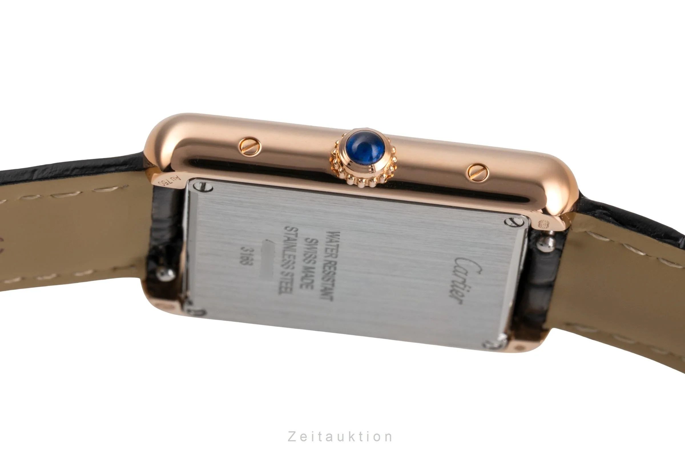 Cartier Tank 18 ct red gold quartz men's watch W5200024  [2505228] - Image 11