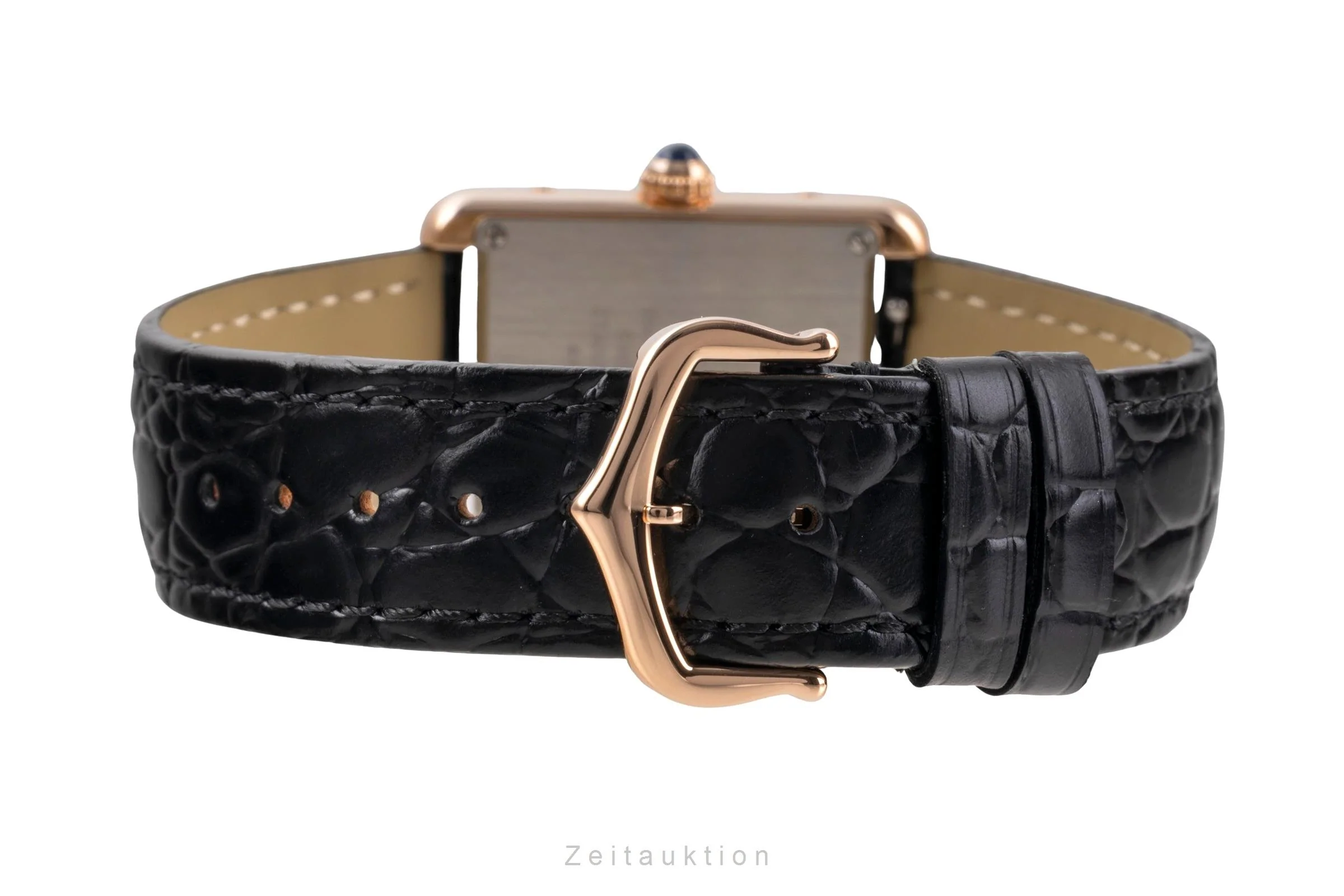 Cartier Tank 18 ct red gold quartz men's watch W5200024  [2505228] - Image 13