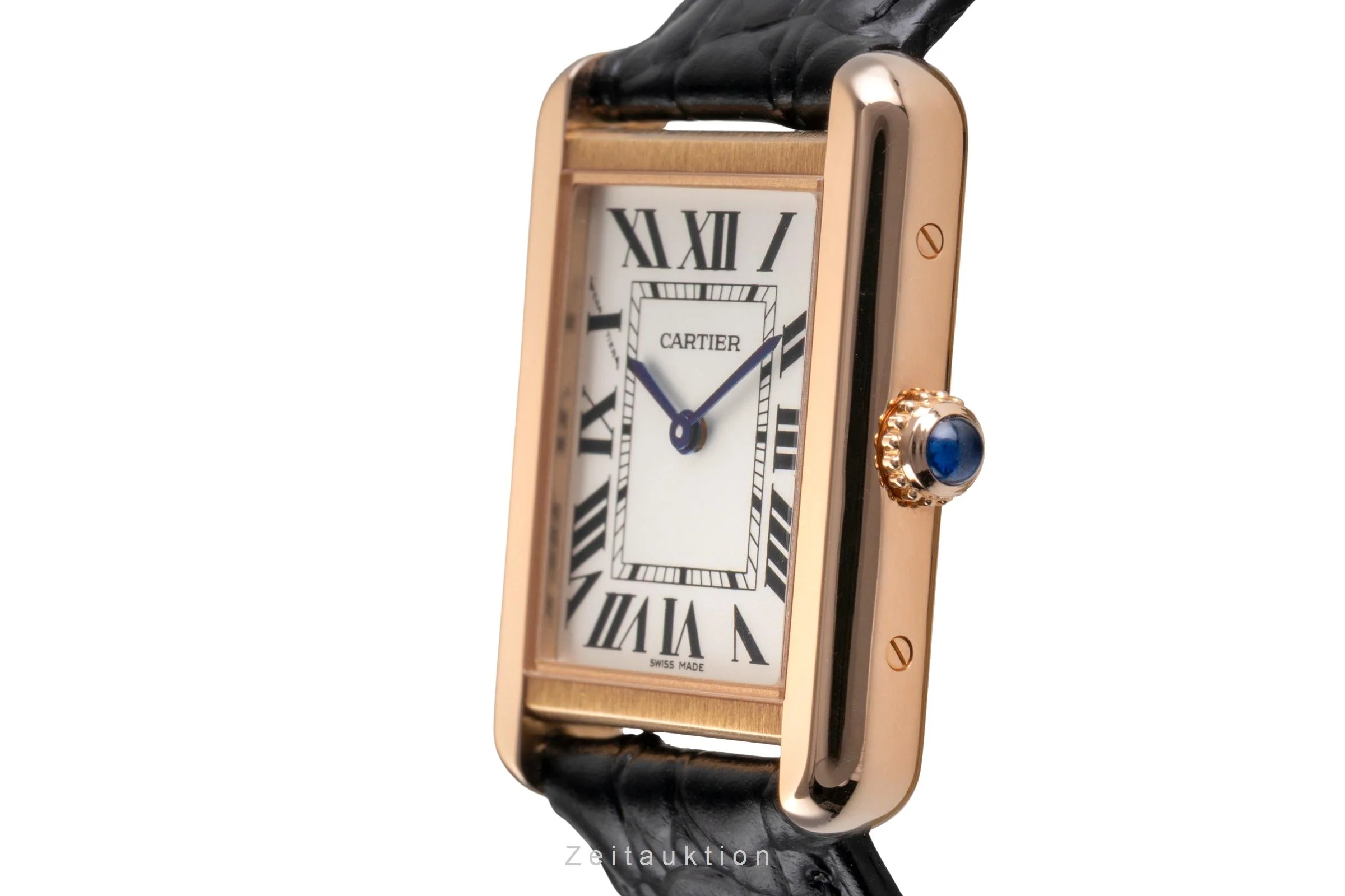 Cartier Tank 18 ct red gold quartz men's watch W5200024  [2505228] - Image 7
