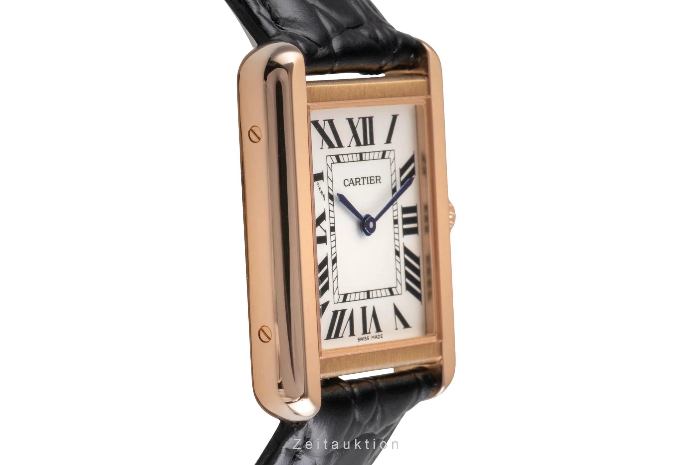 Cartier Tank 18 ct red gold quartz men's watch W5200024  [2505228] - Image 8