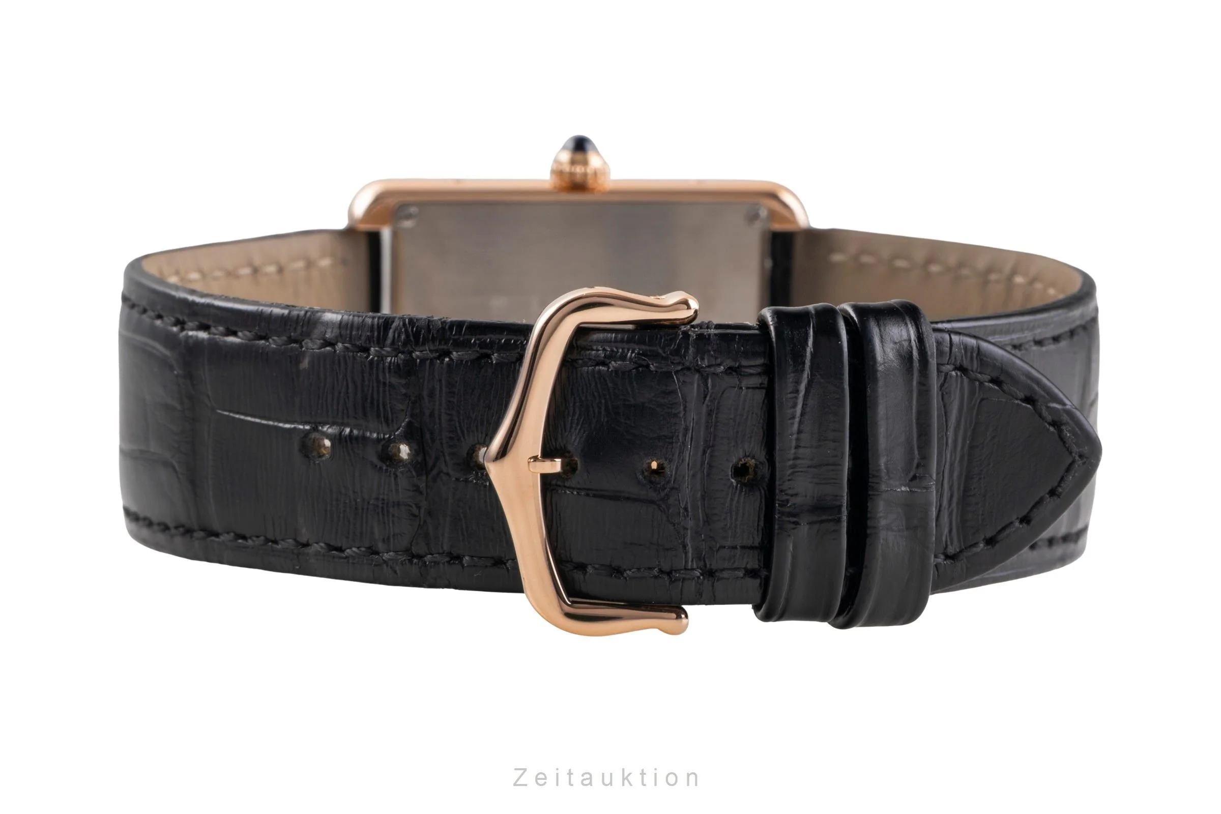 Cartier Tank 18 ct red gold quartz men's watch W5200025  [2505322] - Image 13