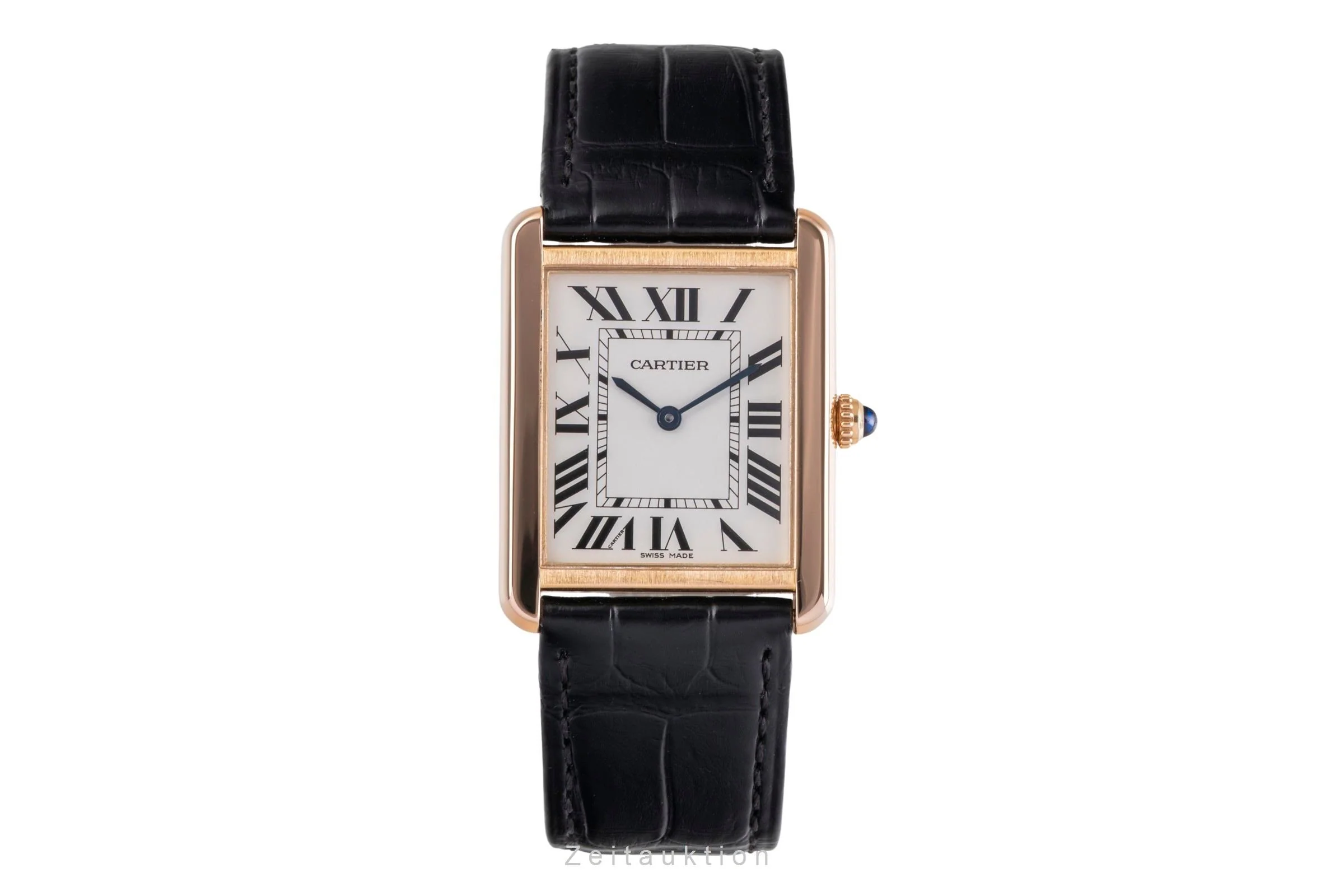 Cartier Tank 18 ct red gold quartz men's watch W5200025  [2505322] - Image 5