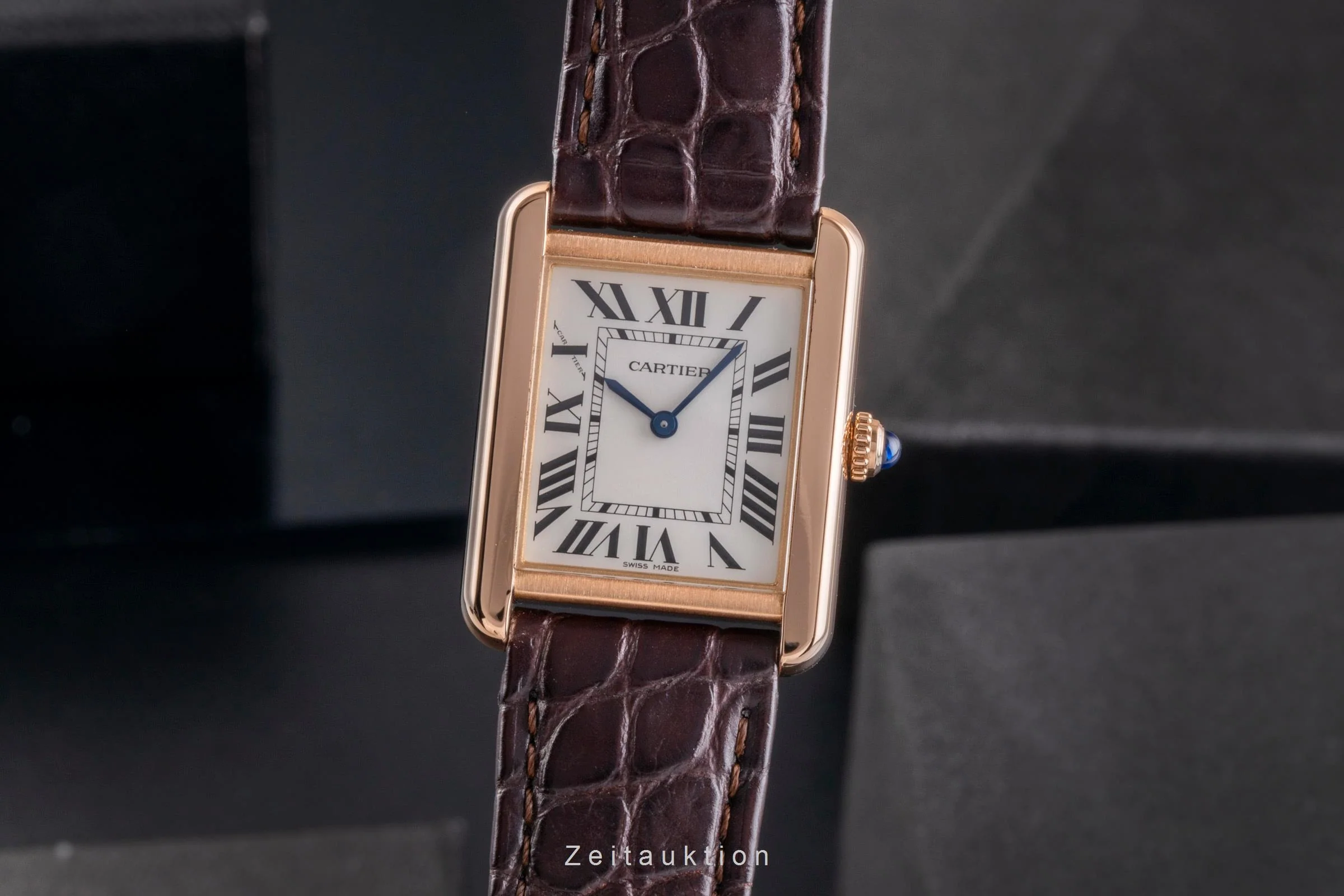 Cartier Tank 18 ct red gold quartz unisex W5200024  [2505200] - Image 2