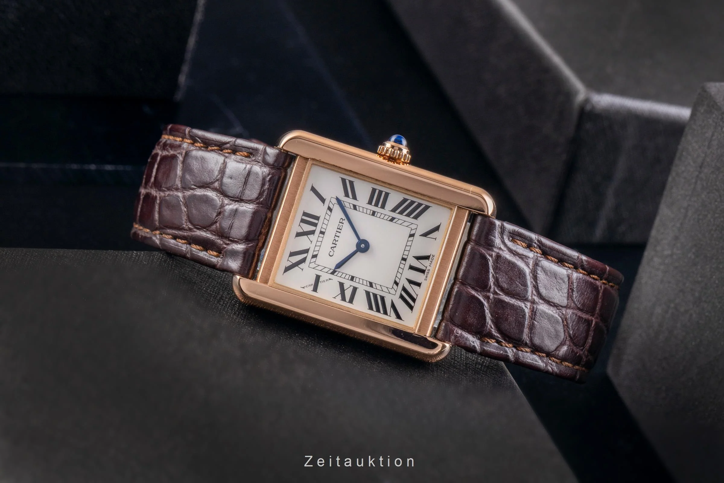 Cartier Tank 18 ct red gold quartz unisex W5200024  [2505200] - Image 3