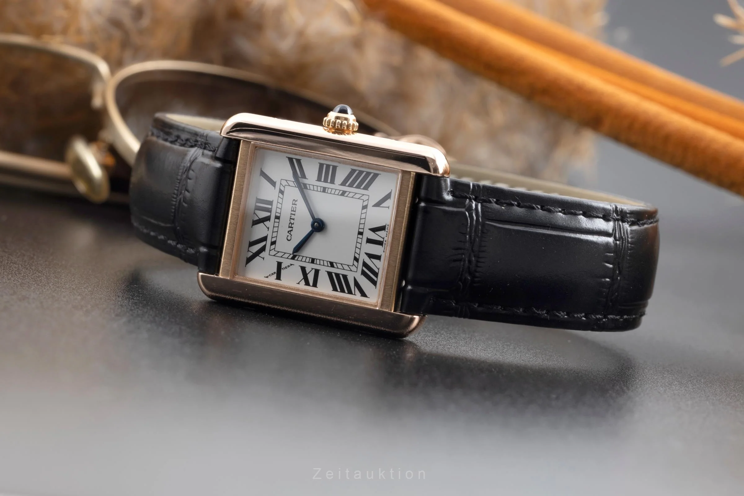 Cartier Tank 18 ct red gold quartz women's watch W5200024  [2505668] - Image 3