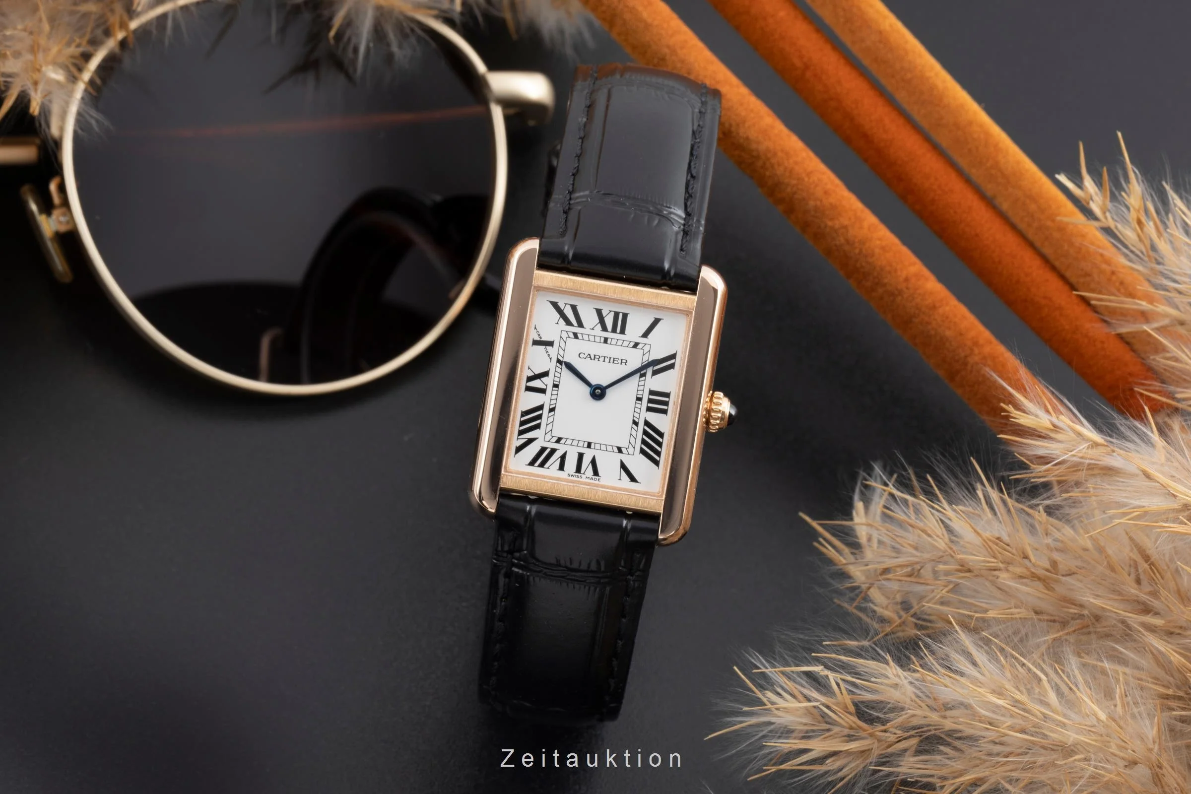 Cartier Tank 18 ct red gold quartz women's watch W5200024  [2505668] - Image 4