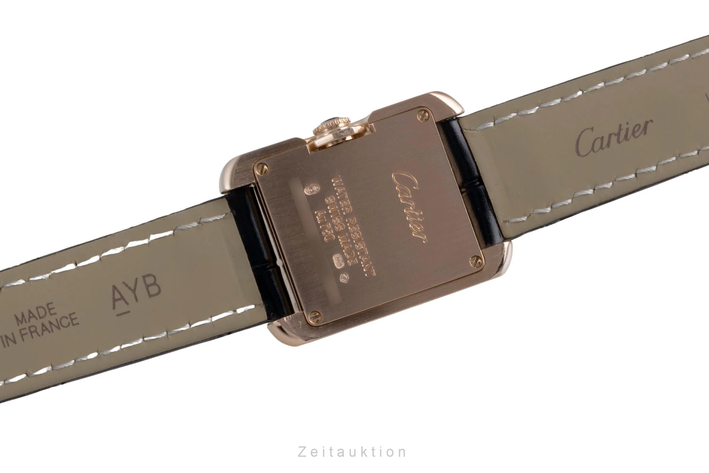 Cartier Tank 18 ct red gold quartz women's watch W5310027  [2600520] - Image 12