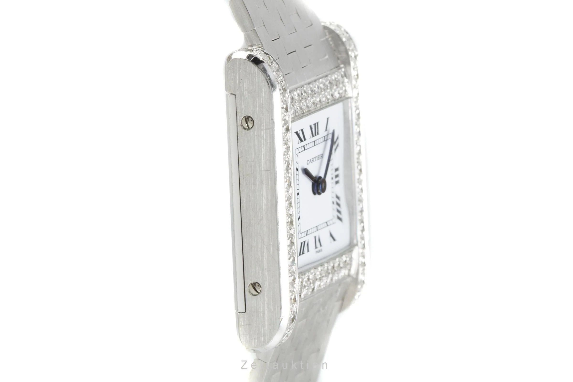 Cartier Tank 18 ct white gold manual winding women's watch 78093  [2108520] - Image 7