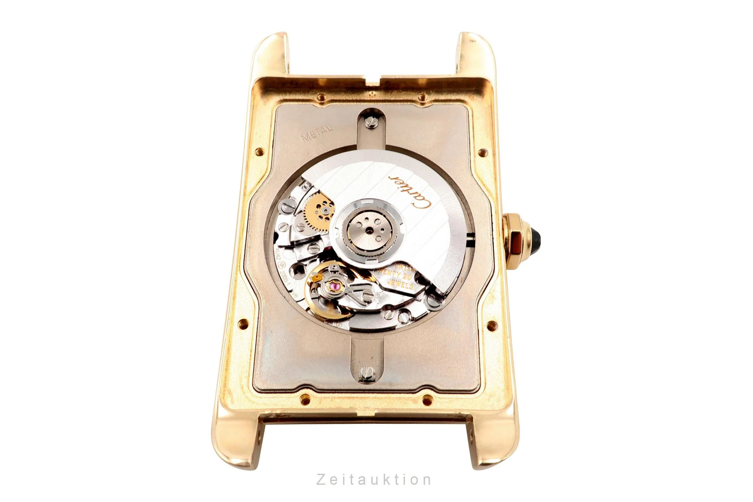 Cartier Tank Américaine 18 ct gold automatic men's watch 1740  [2107365] - Image 11
