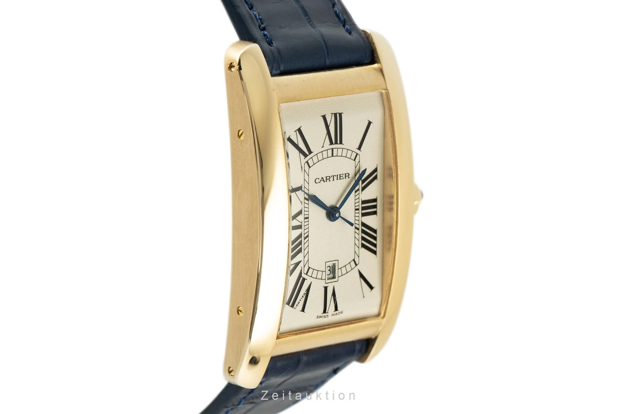 Cartier Tank Américaine 18 ct gold automatic men's watch 1740  [2107365] - Image 7