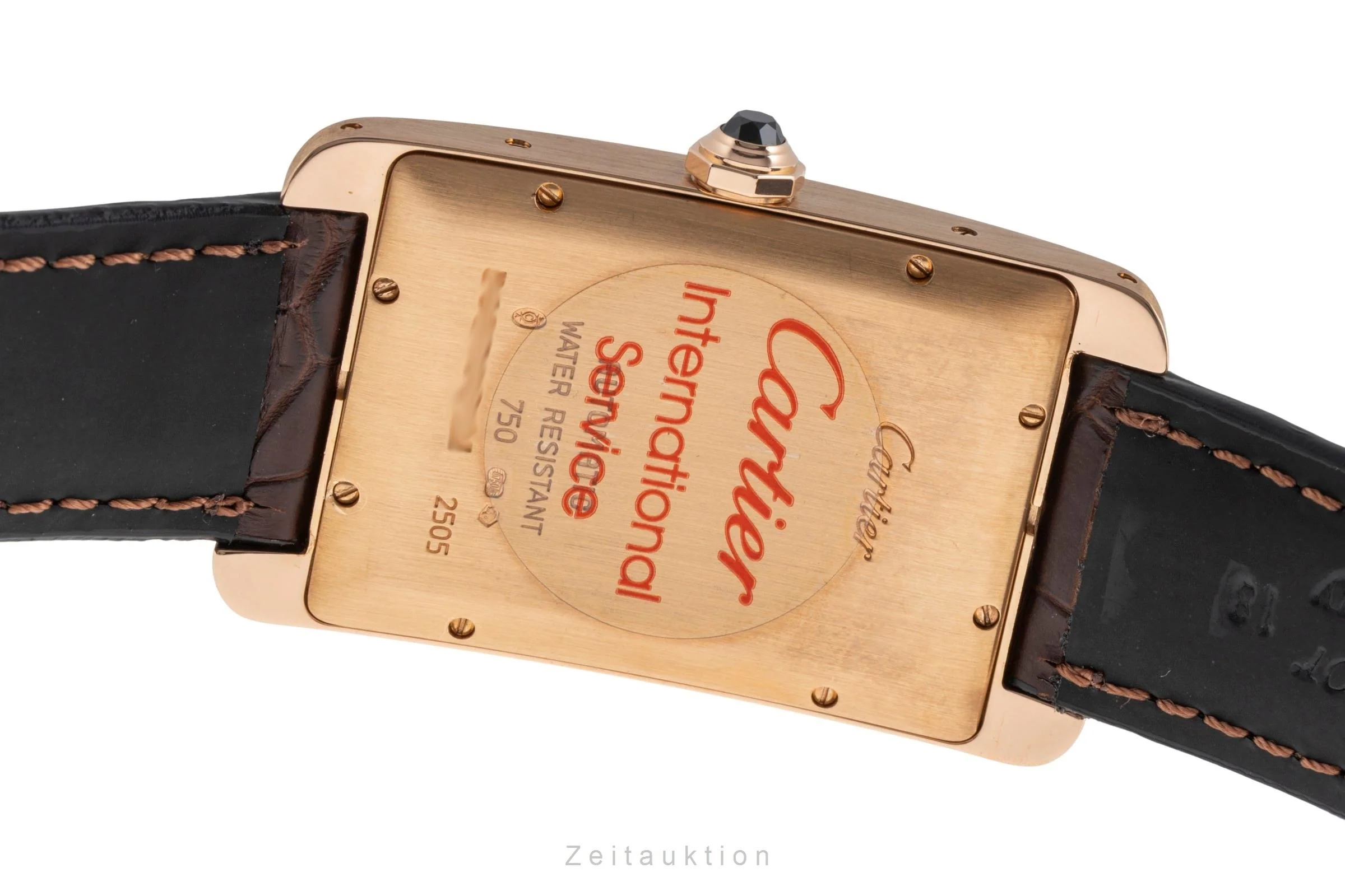 Cartier Tank Américaine 18 ct gold automatic men's watch W2609156  [2502631] - Image 11