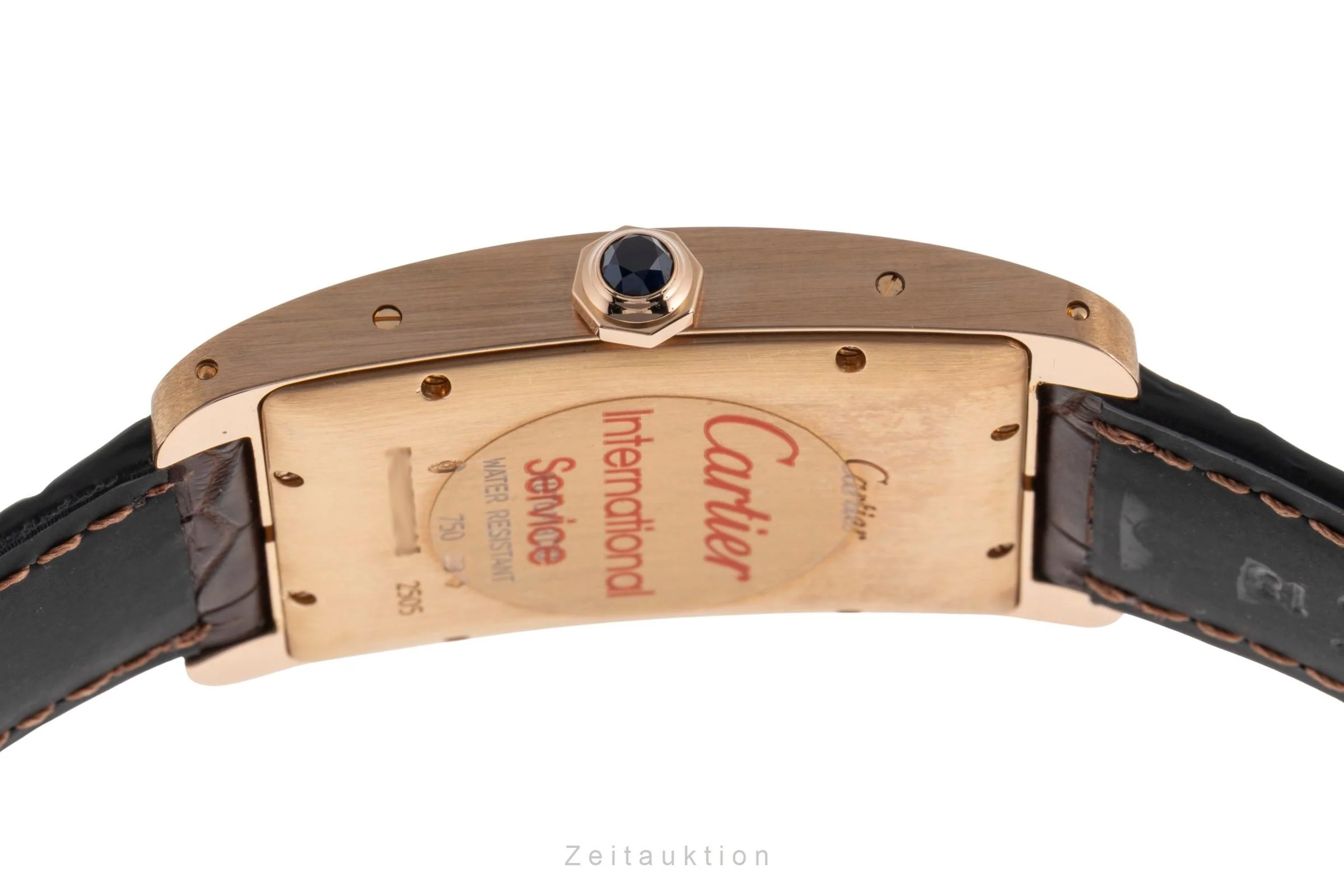 Cartier Tank Américaine 18 ct gold automatic men's watch W2609156  [2502631] - Image 12
