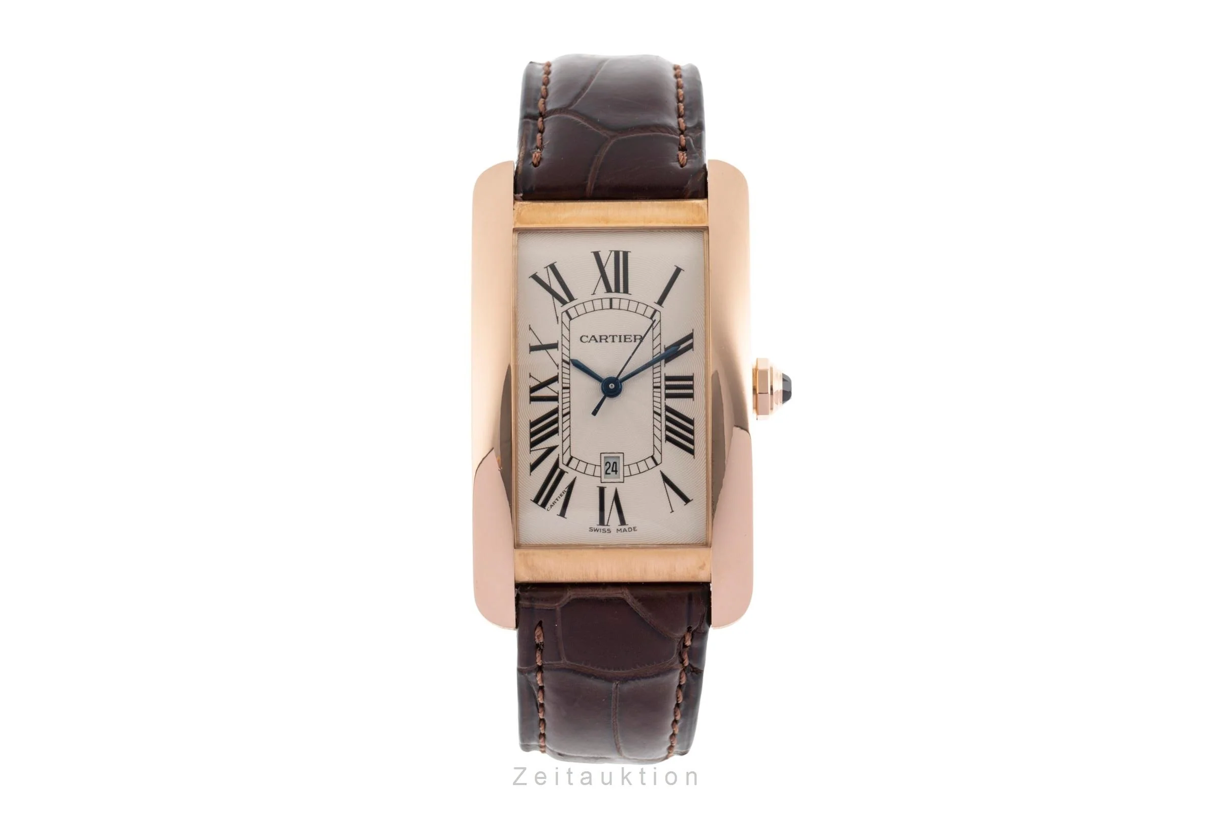 Cartier Tank Américaine 18 ct gold automatic men's watch W2609156  [2502631] - Image 5