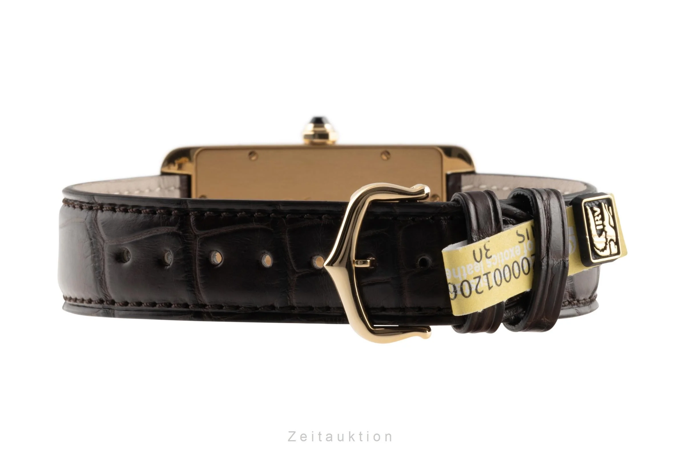 Cartier Tank Américaine 18 ct gold manual winding men's watch 1735 1  [2303533] - Image 13