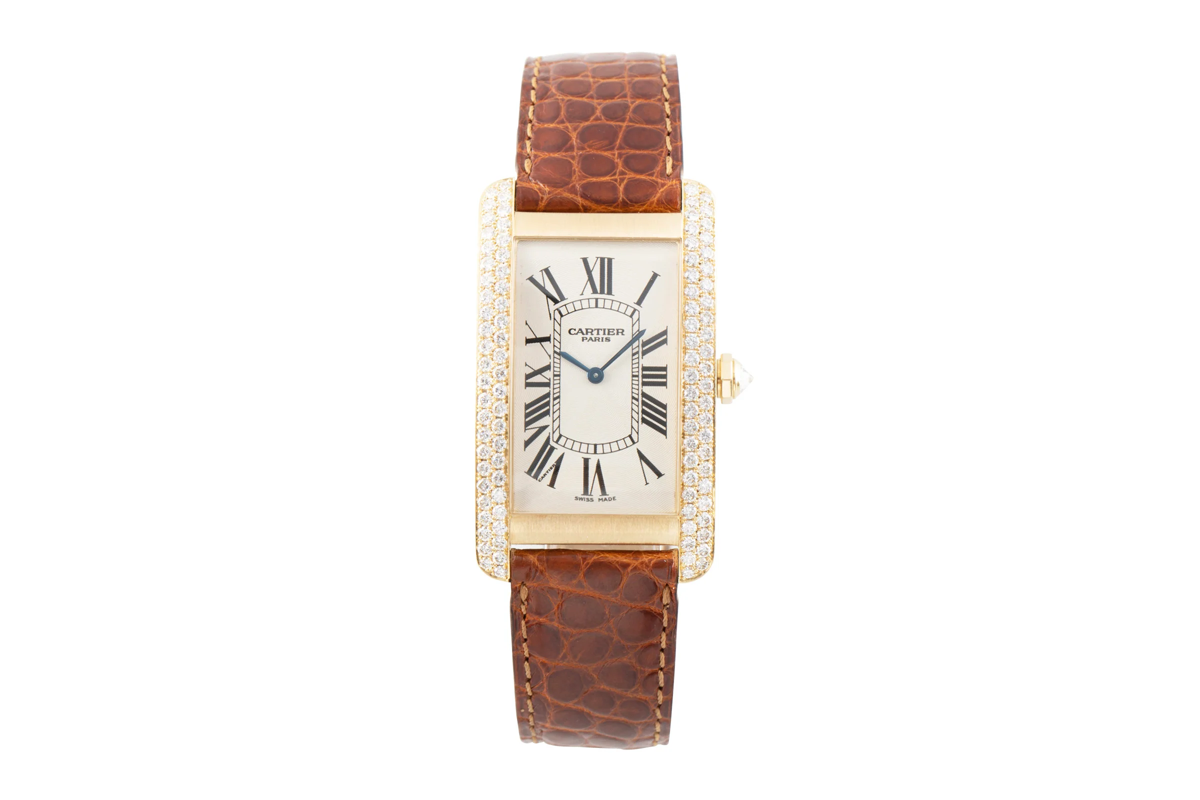 Cartier Tank Américaine 18 ct gold manual winding women's watch 1735B  [2107142] - Image 4