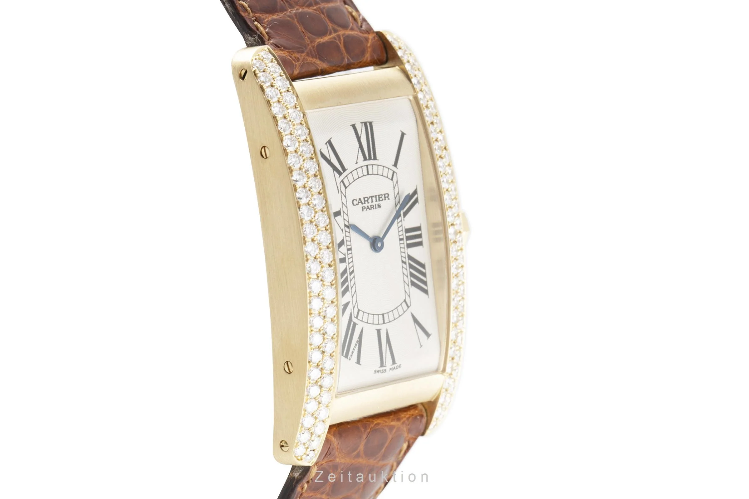 Cartier Tank Américaine 18 ct gold manual winding women's watch 1735B  [2107142] - Image 7