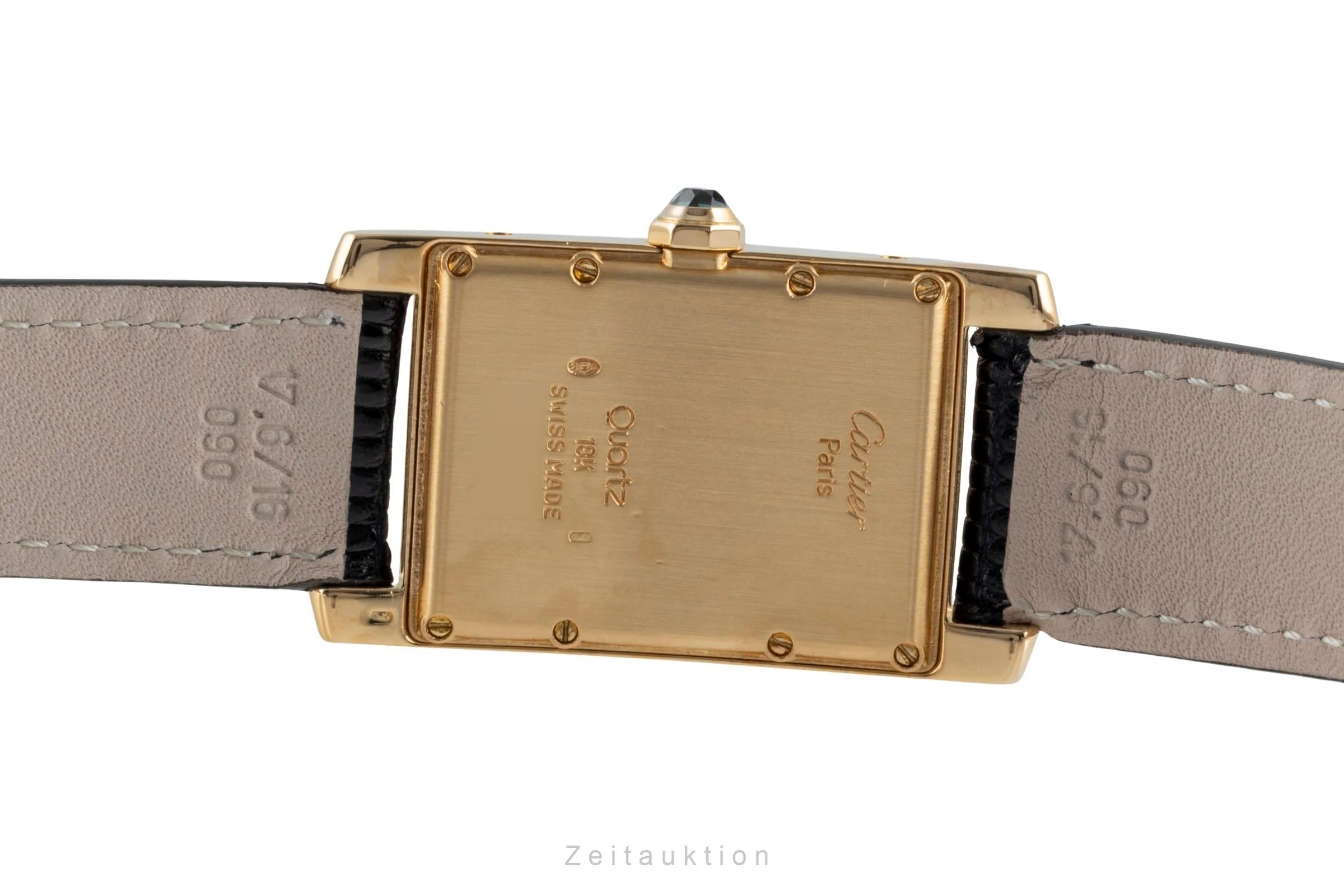 Cartier Tank Américaine 18 ct gold quartz men's watch 8012905  [2504080] - Image 11