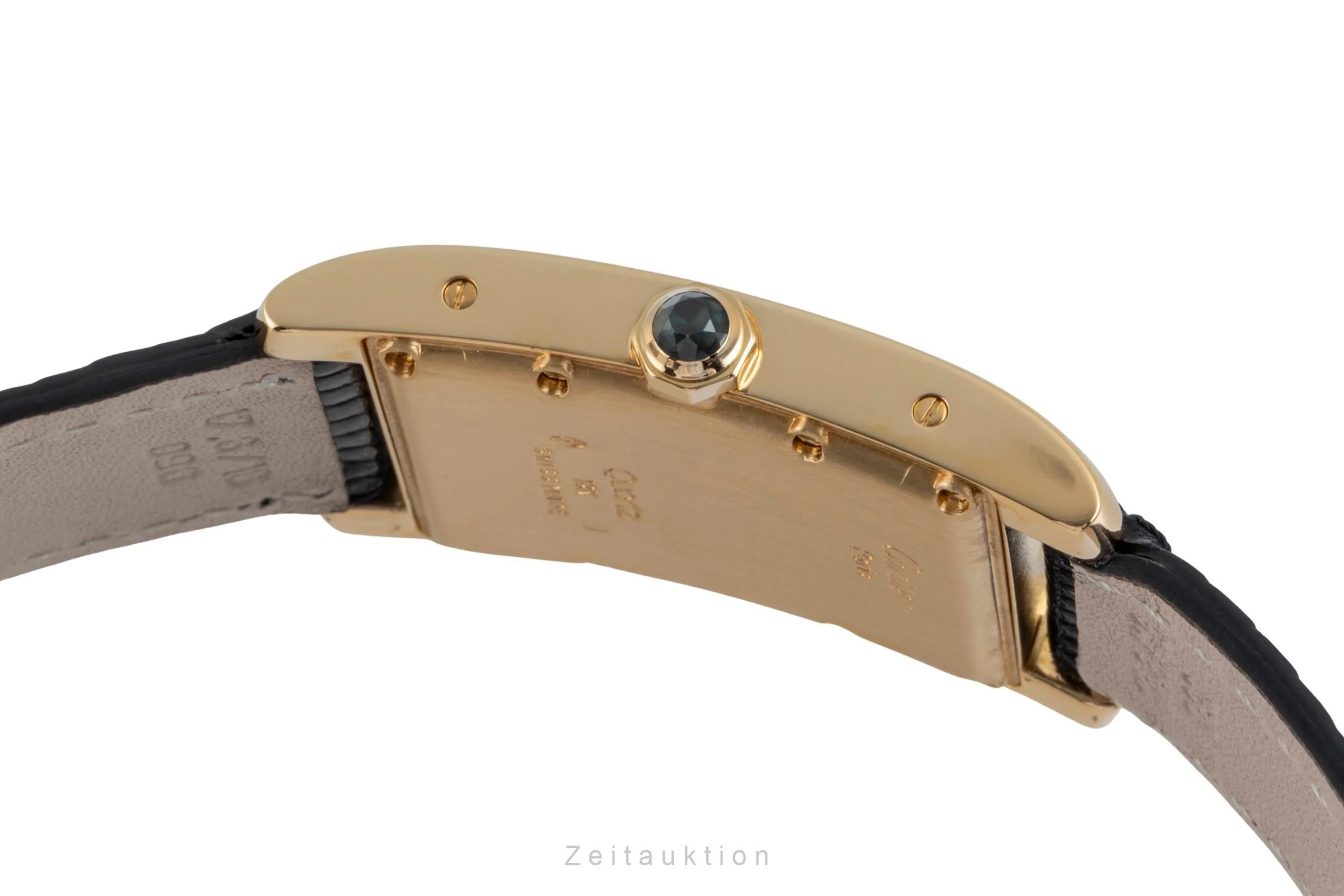 Cartier Tank Américaine 18 ct gold quartz men's watch 8012905  [2504080] - Image 12