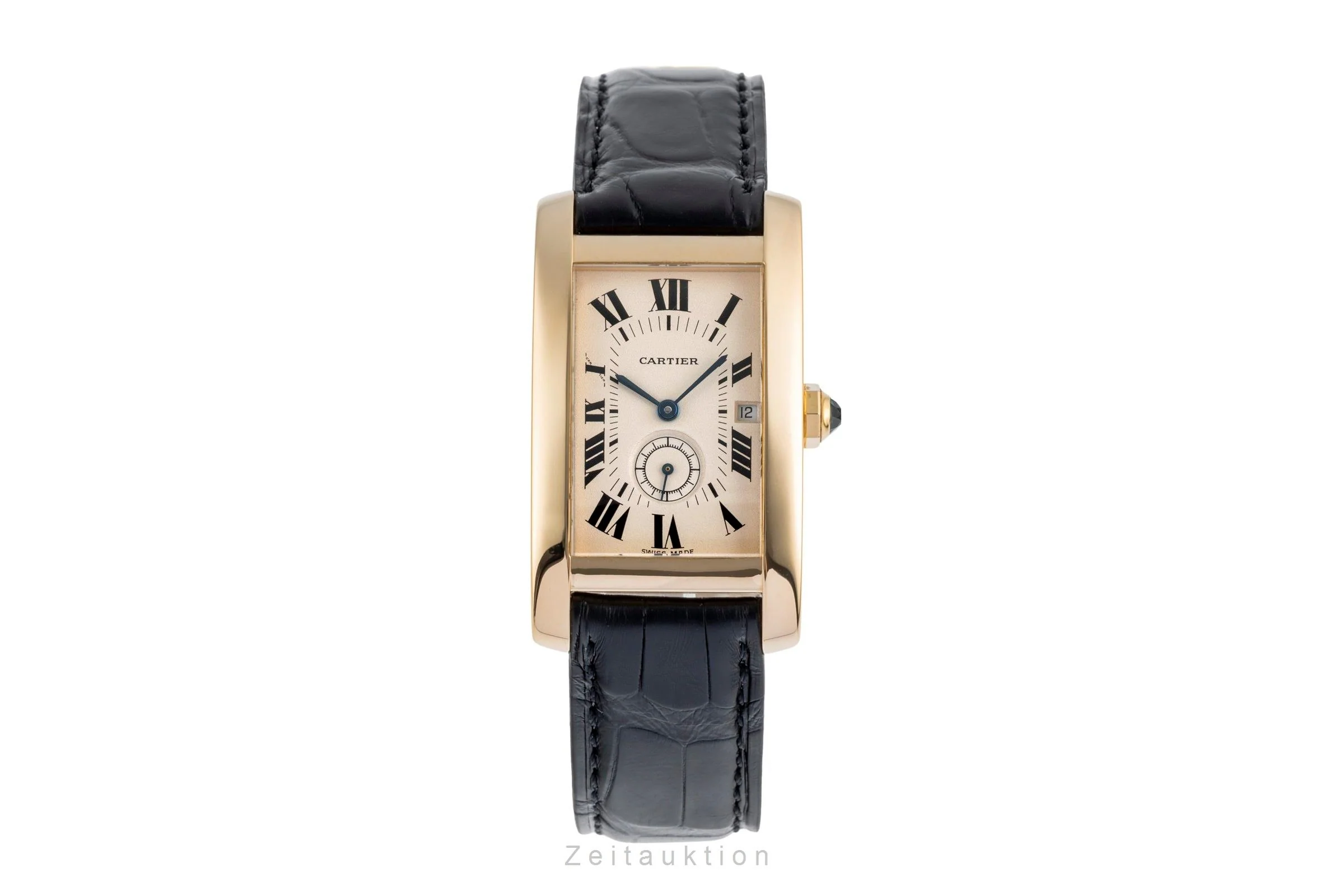 Cartier Tank Américaine 18 ct gold quartz men's watch W2600951, 8012905  [2504068] - Image 5