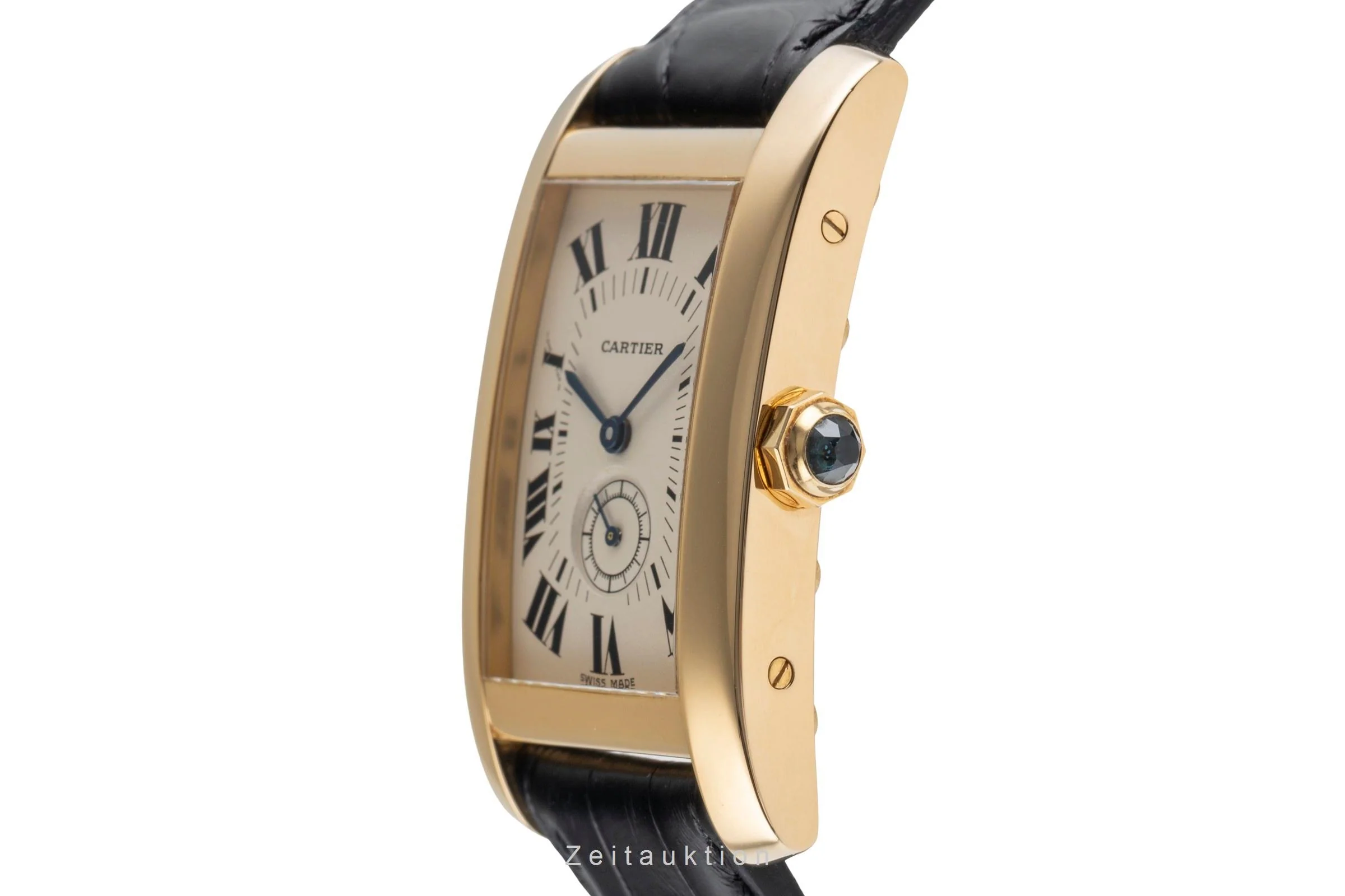 Cartier Tank Américaine 18 ct gold quartz men's watch W2600951, 8012905  [2504068] - Image 7