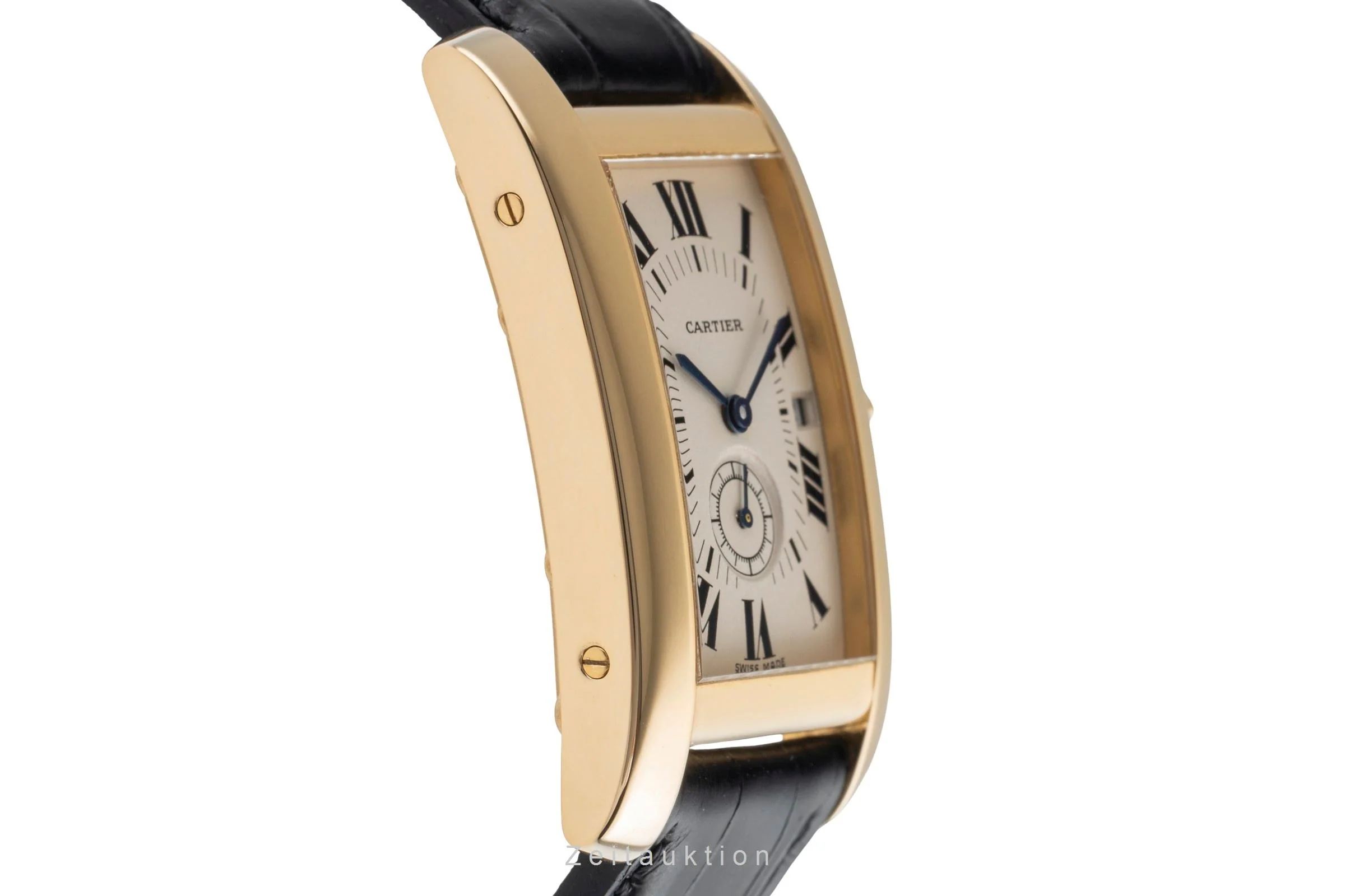 Cartier Tank Américaine 18 ct gold quartz men's watch W2600951, 8012905  [2504068] - Image 8