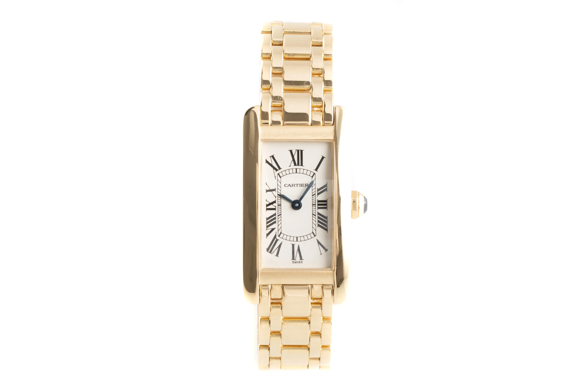 Cartier Tank Américaine 18 ct gold quartz women's watch 1710  [2103791] - Image 4