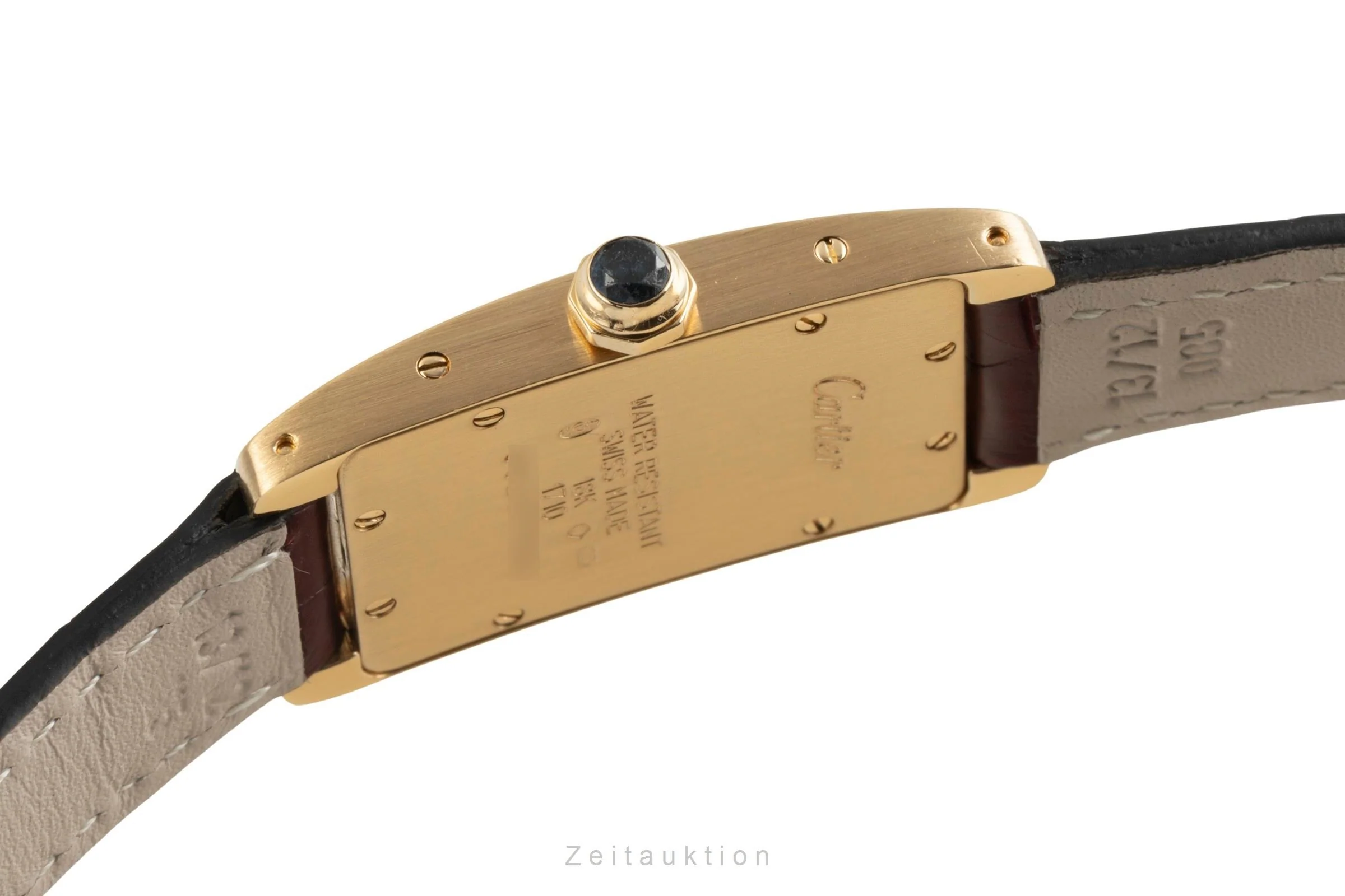 Cartier Tank Américaine 18 ct gold quartz women's watch W2601556, 1710  [2504040] - Image 12