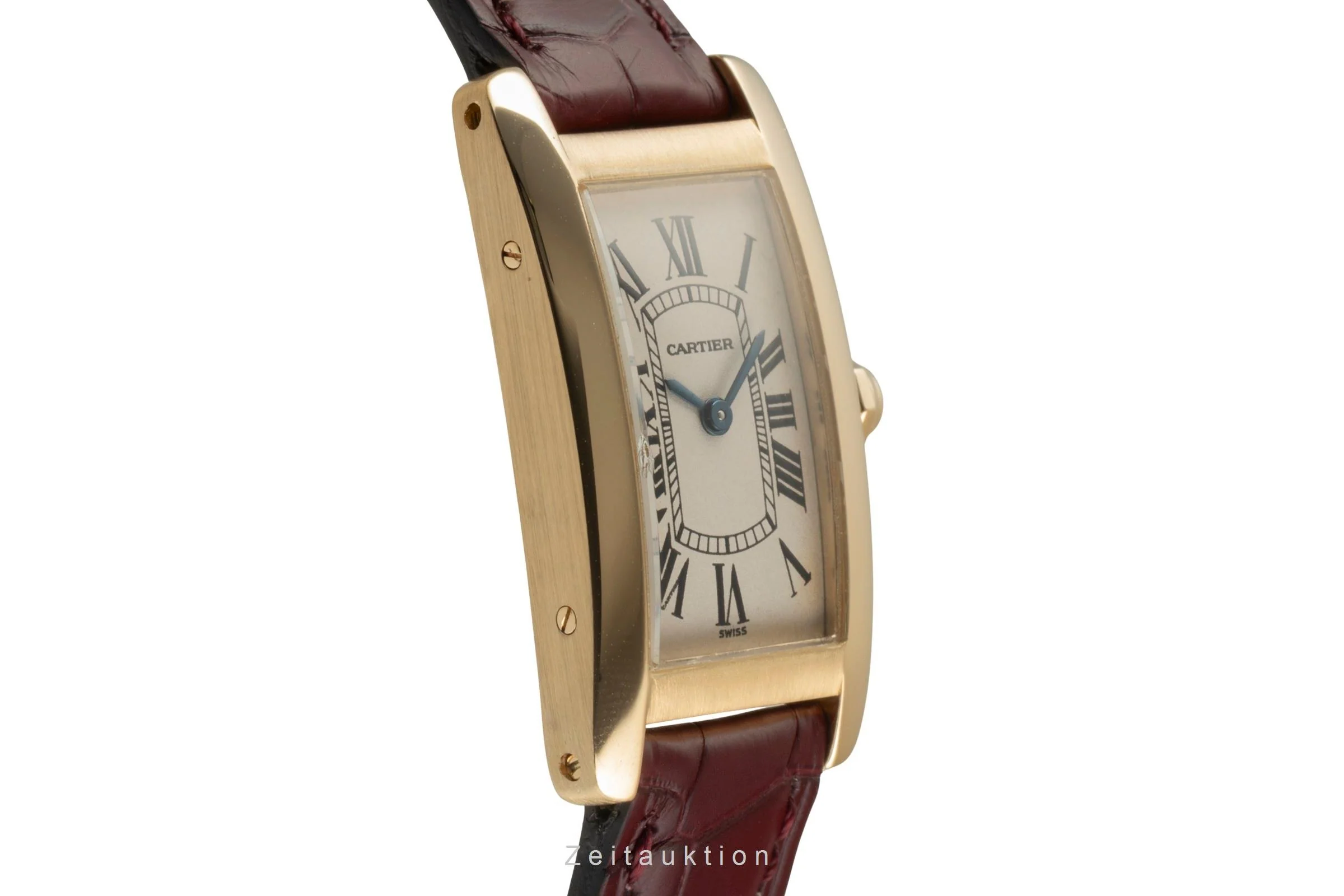Cartier Tank Américaine 18 ct gold quartz women's watch W2601556, 1710  [2504040] - Image 8