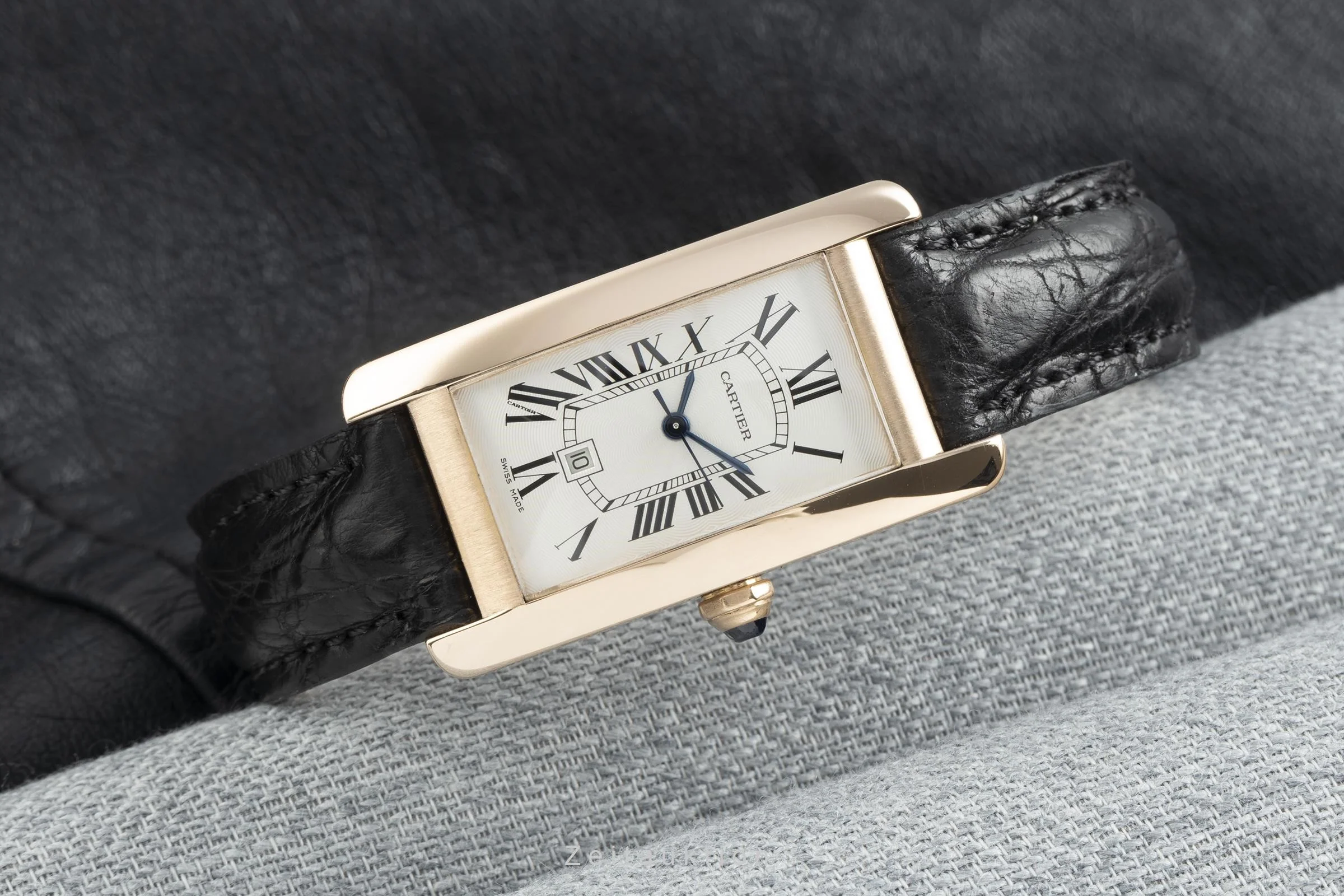Cartier Tank Américaine 18 ct red gold automatic men's watch W2620030, 2504 LP: 13900EUR  [2109662] - Image 2