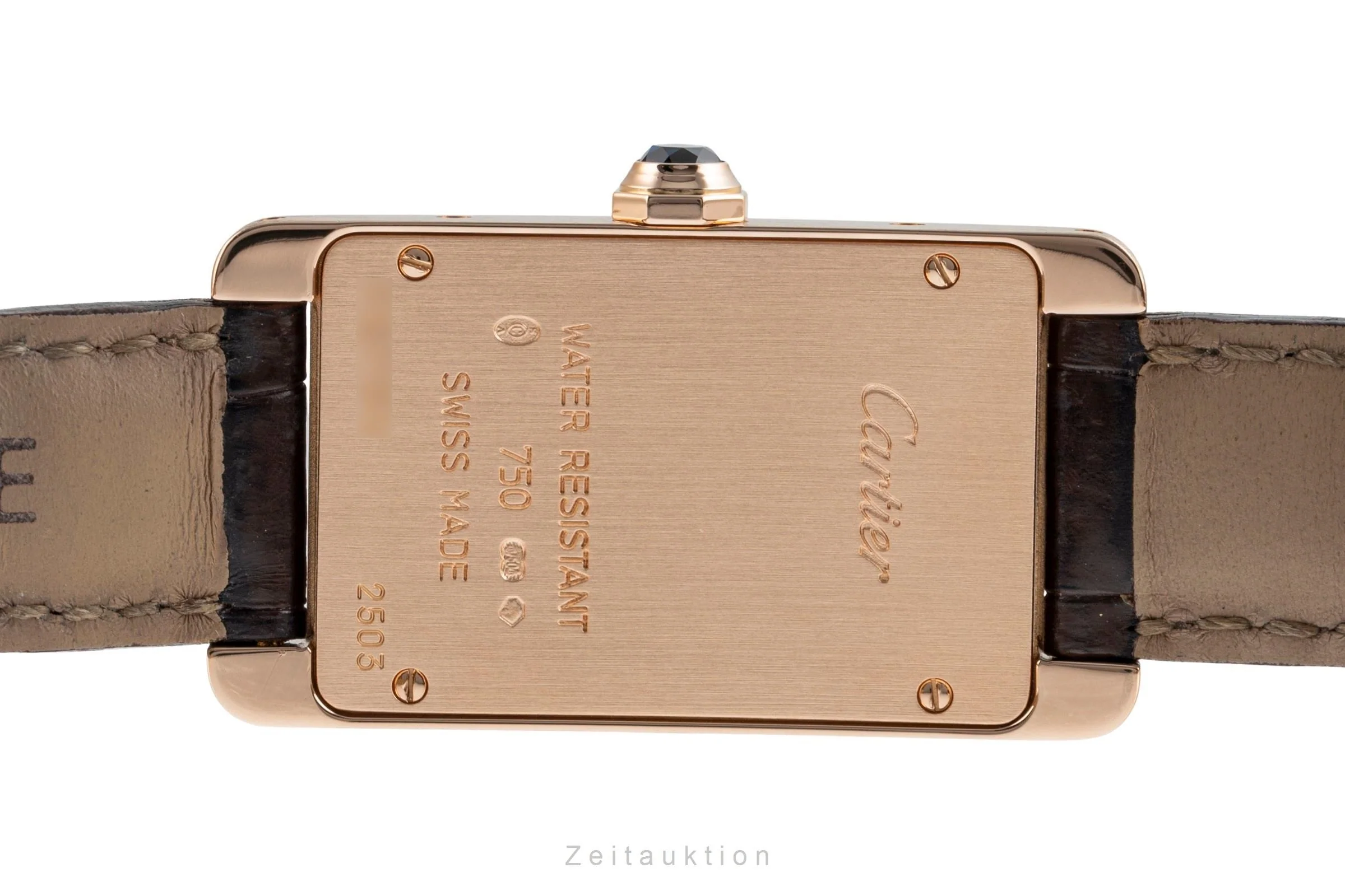 Cartier Tank Américaine 18 ct red gold quartz women's watch W2607456  [2502640] - Image 12