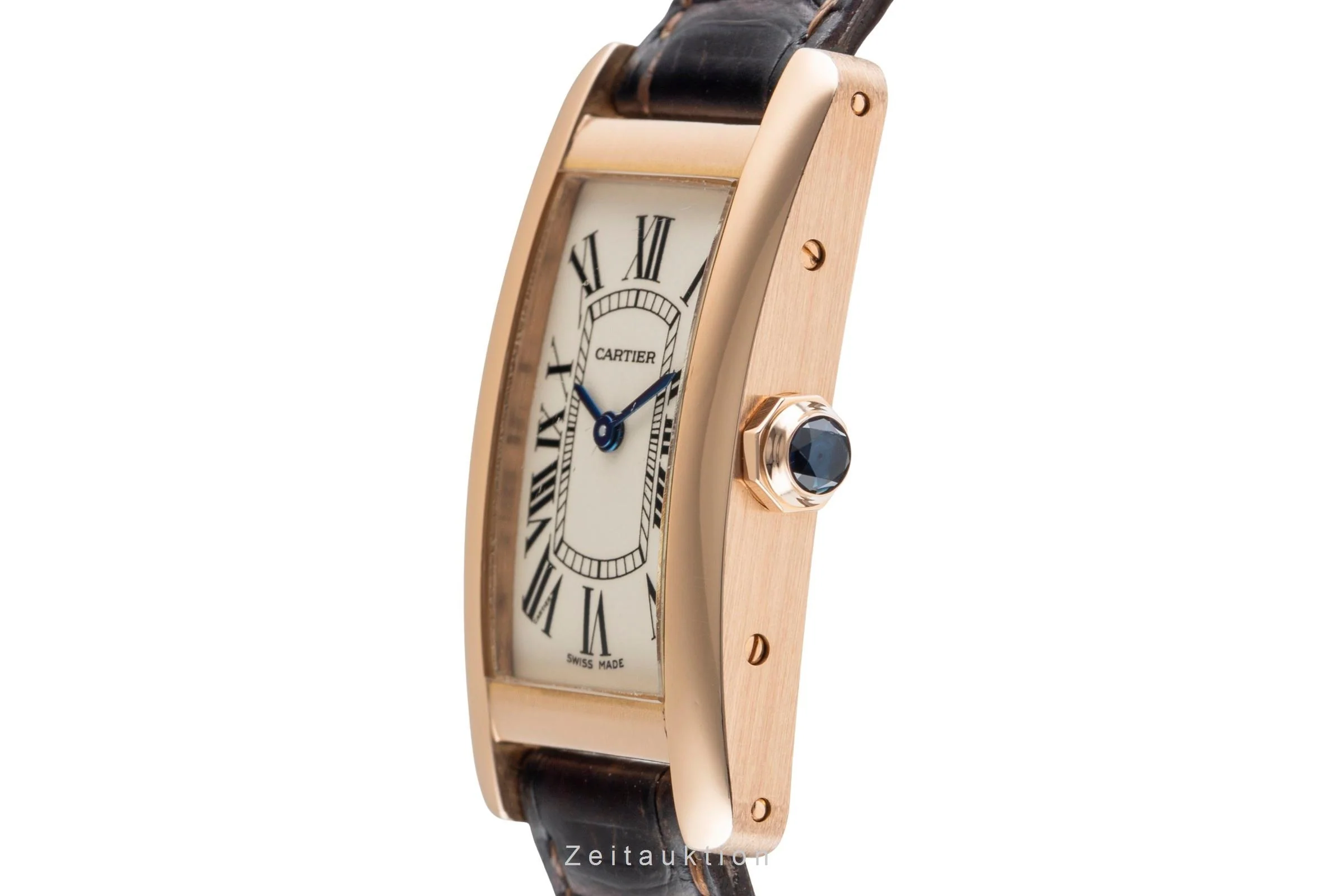 Cartier Tank Américaine 18 ct red gold quartz women's watch W2607456  [2502640] - Image 7
