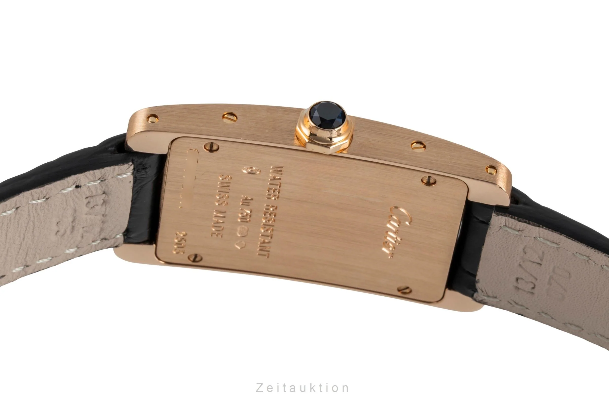 Cartier Tank Américaine 18 ct red gold quartz women's watch W2607456 LP: 12900EUR  [2506812] - Image 12