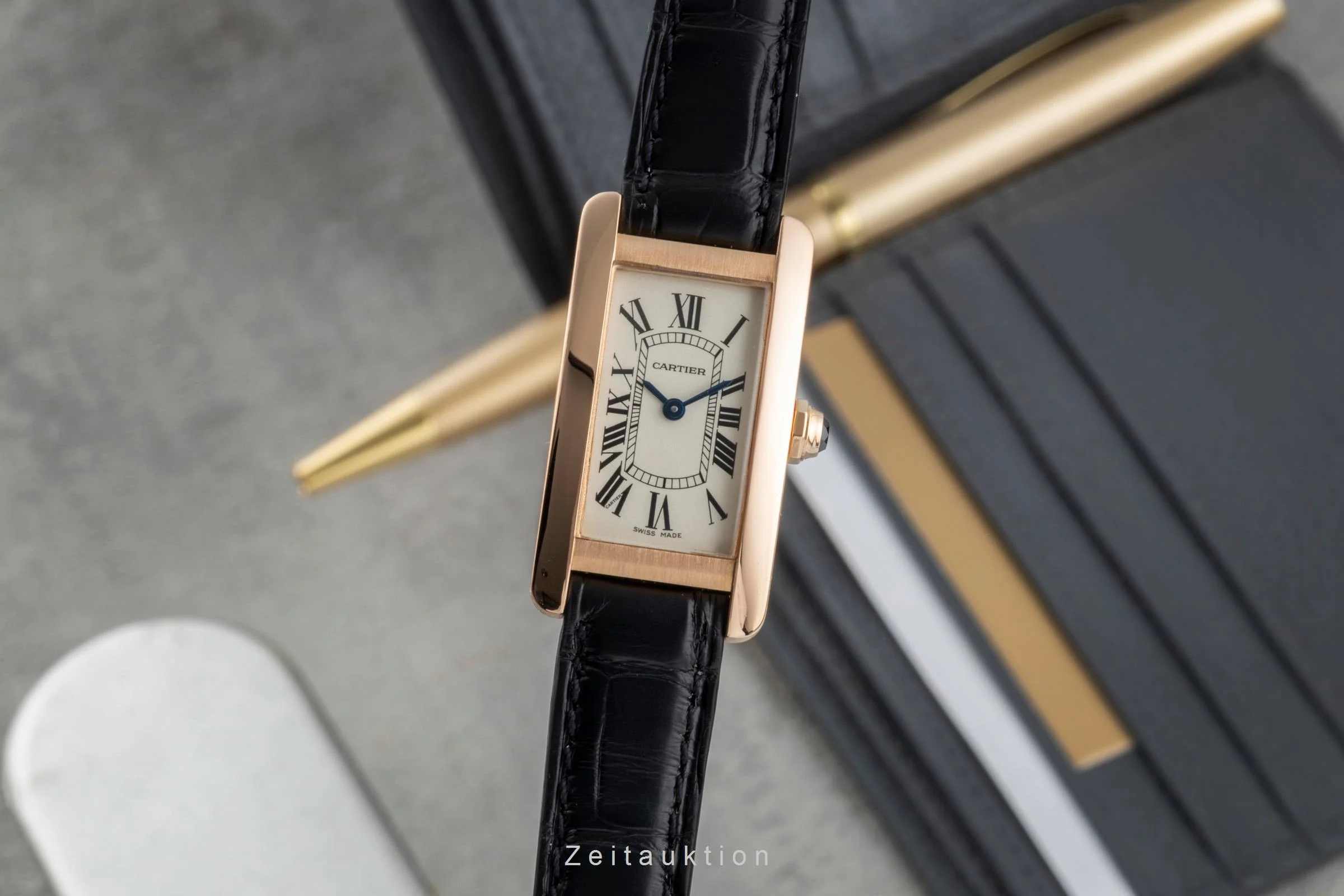 Cartier Tank Américaine 18 ct red gold quartz women's watch W2607456 LP: 12900EUR  [2506812] - Image 2
