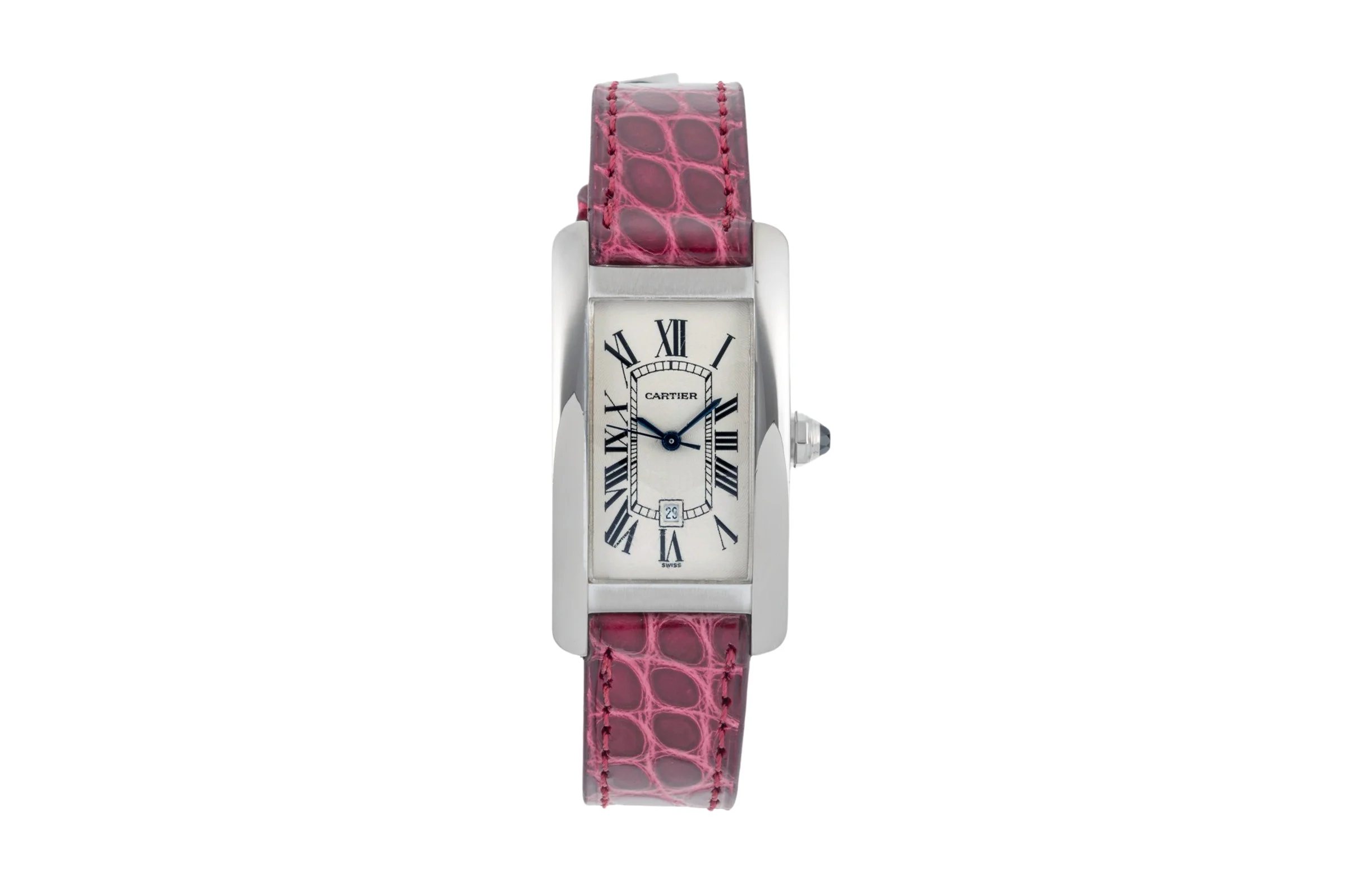 Cartier Tank Américaine 18 ct white gold automatic unisex W2603656, 1726 LP: 33000EUR  [2400912] - Image 4
