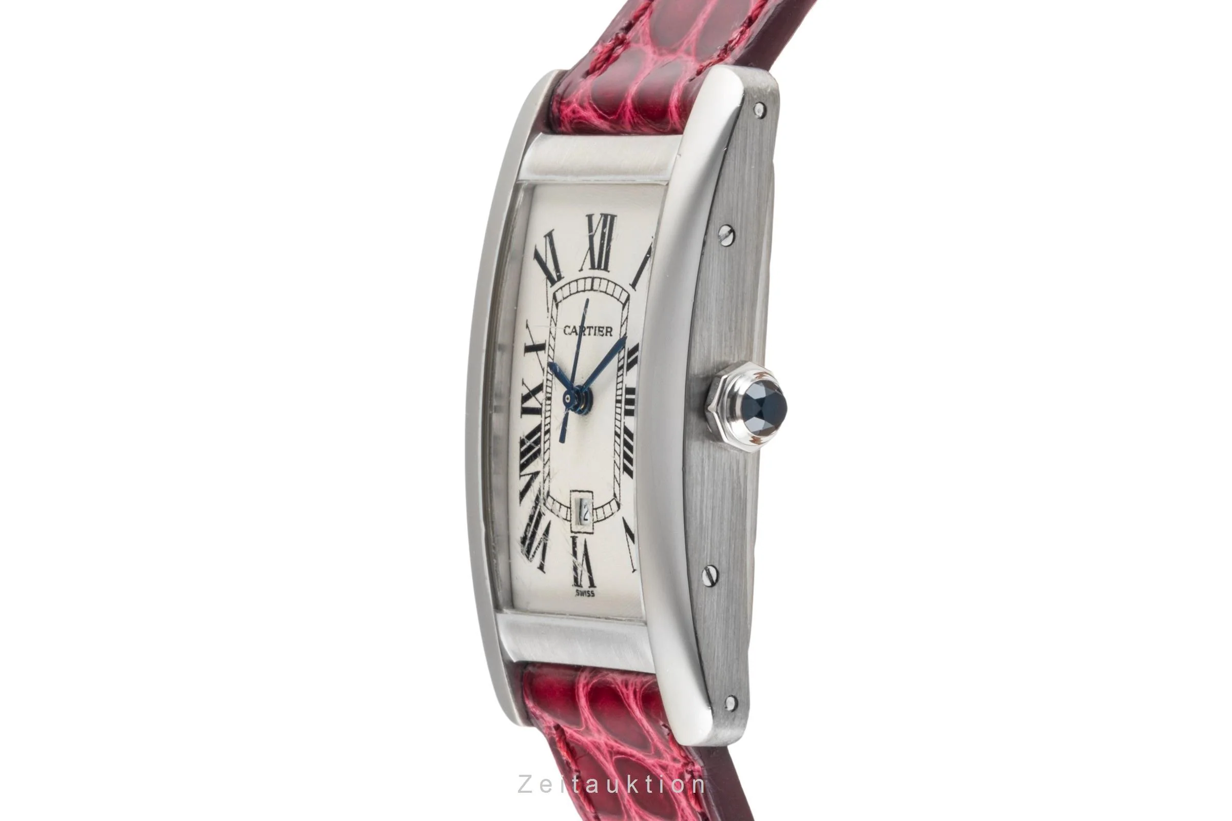 Cartier Tank Américaine 18 ct white gold automatic unisex W2603656, 1726 LP: 33000EUR  [2400912] - Image 6