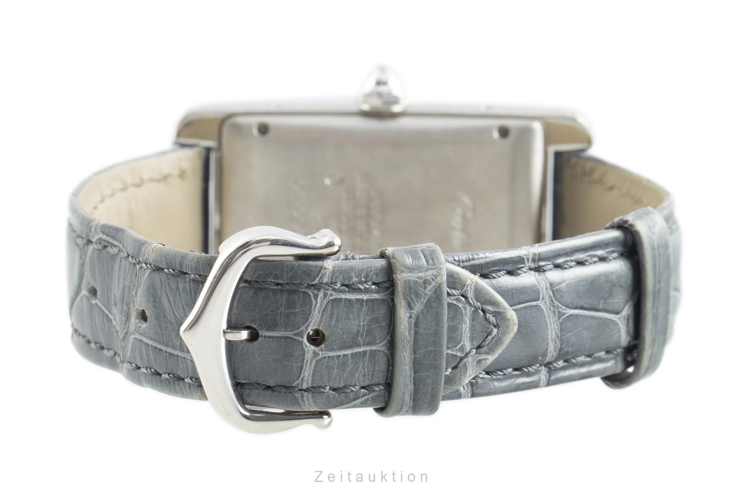 Cartier Tank Américaine 18 ct white gold automatic women's watch 2490 LP: 32000EUR  [2108498] - Image 10