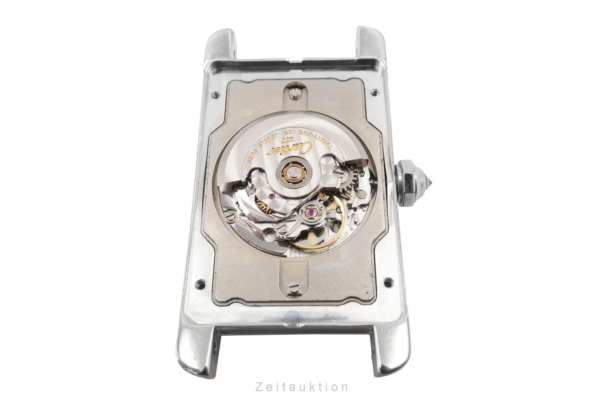Cartier Tank Américaine 18 ct white gold automatic women's watch 2490 LP: 32000EUR  [2108498] - Image 11