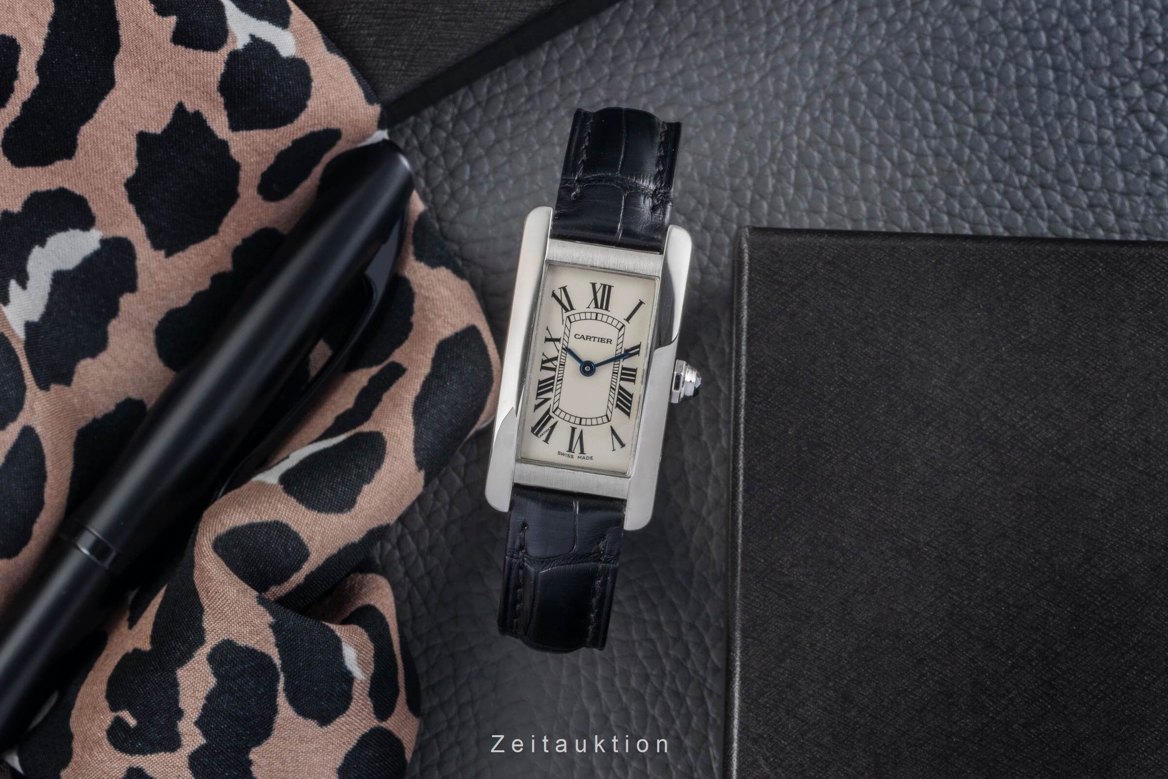 Cartier Tank Américaine 18 ct white gold quartz women's watch W2601956 LP: 12400EUR  [2500189] - Image 4