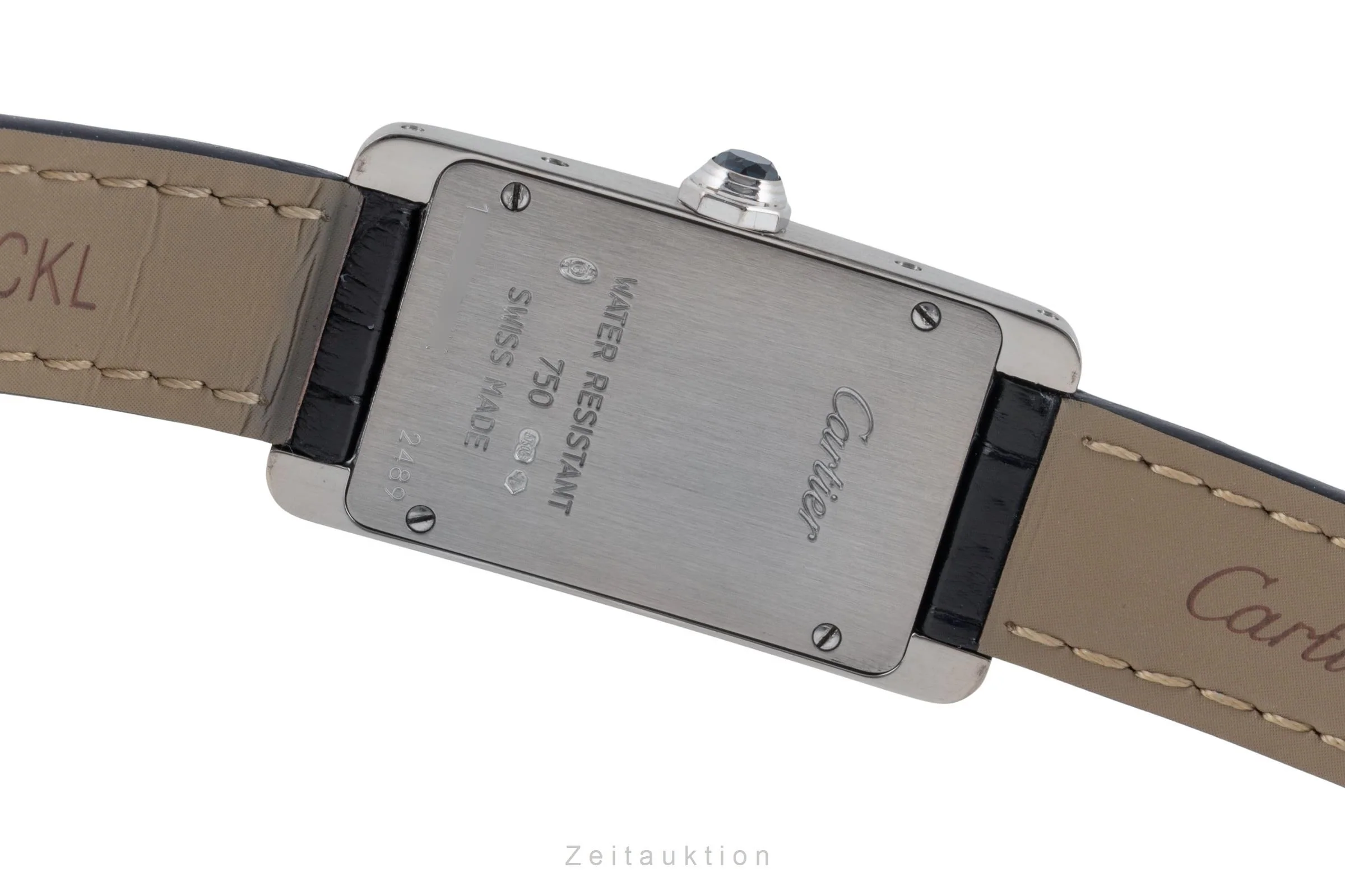 Cartier Tank Américaine 18 ct white gold quartz women's watch W2601956  [2505568] - Image 14