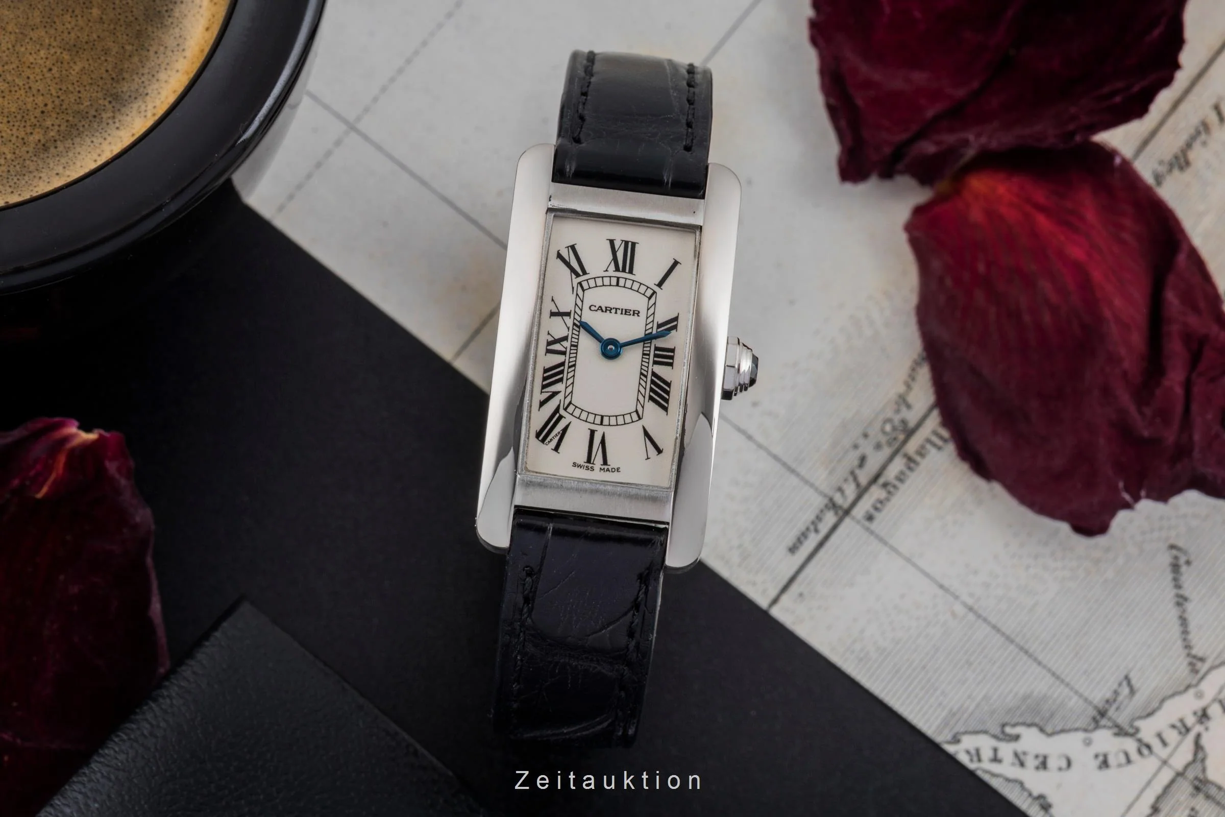 Cartier Tank Américaine 18 ct white gold quartz women's watch W2601956  [2505568] - Image 4