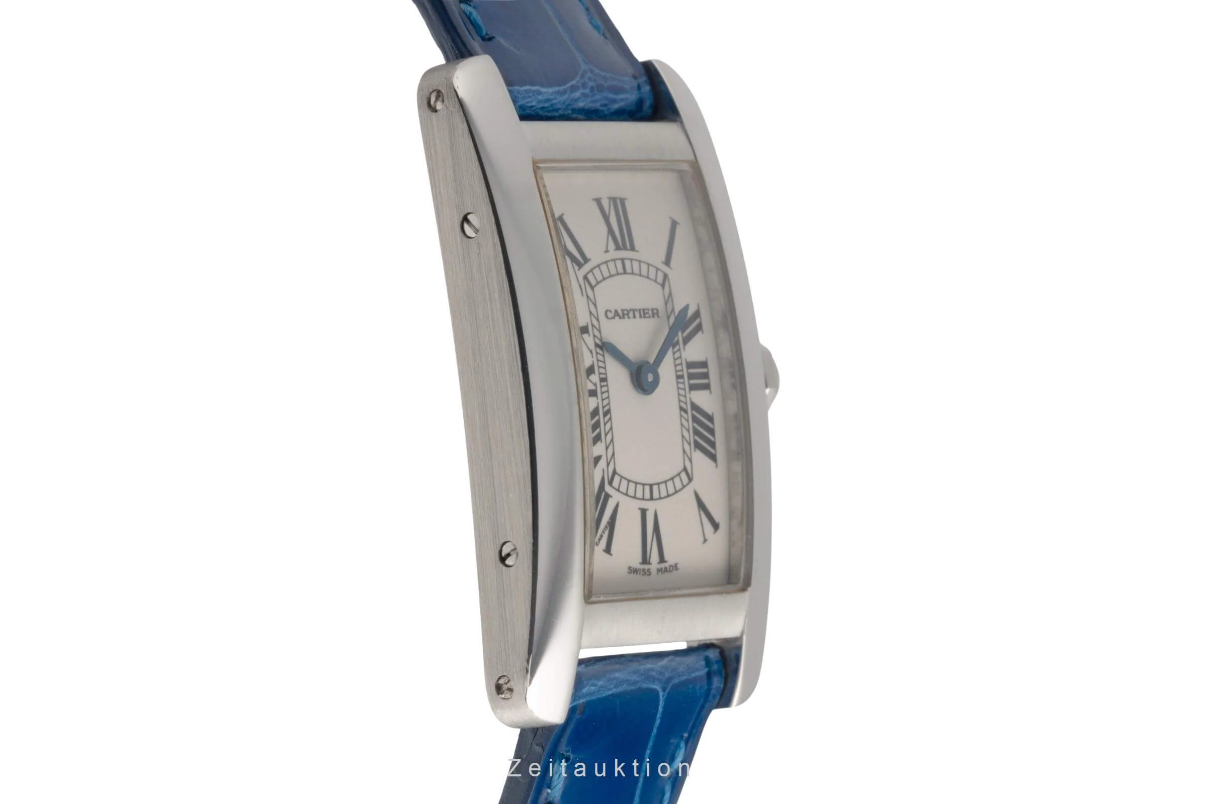 Cartier Tank Américaine 18 ct white gold quartz women's watch W26019L4 LP: 12400EUR  [2501306] - Image 8