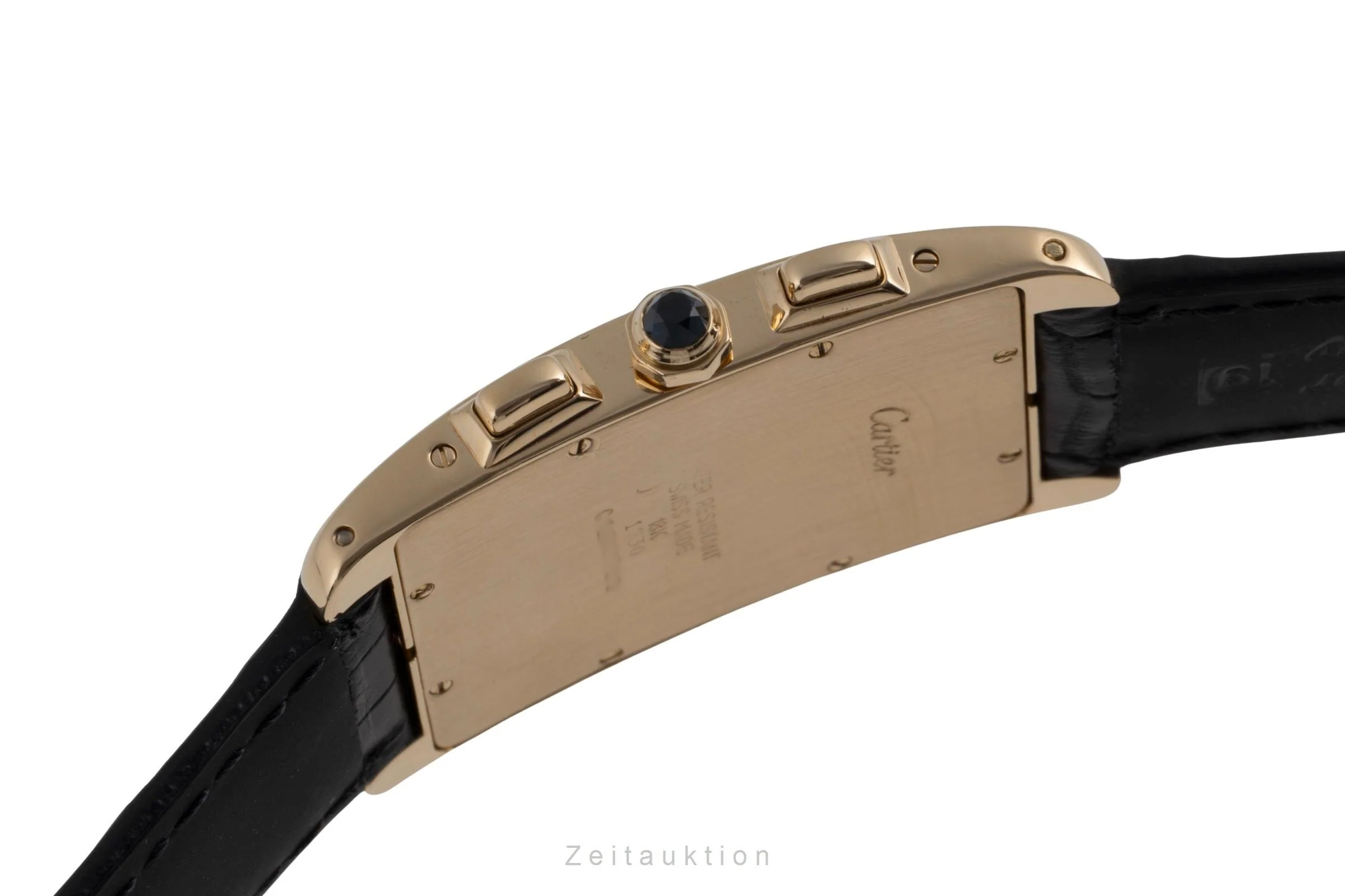 Cartier Tank Américaine chronograph 18 ct gold quartz men's watch W2601156  [2504041] - Image 12